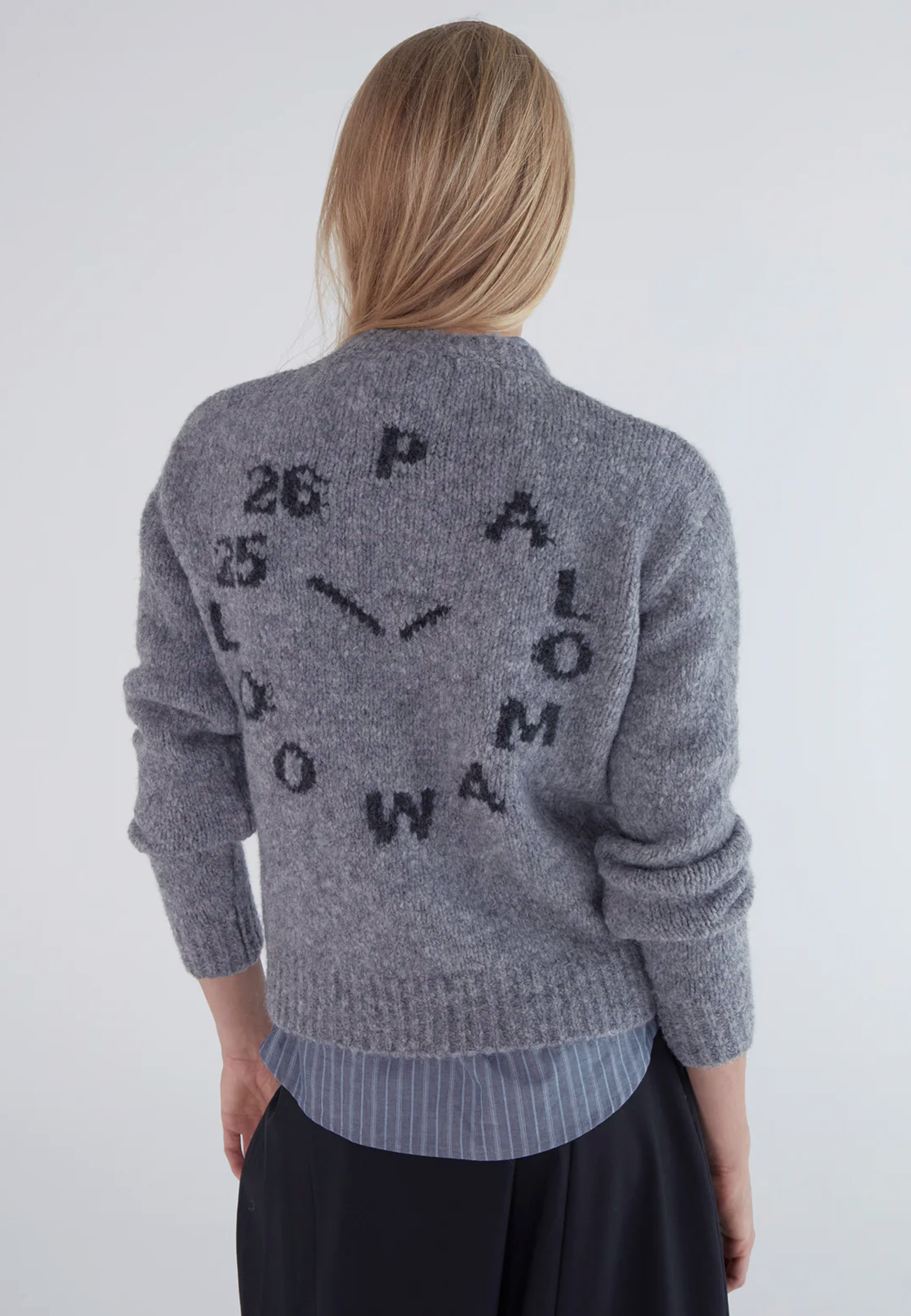 Clock Knit - Grey
