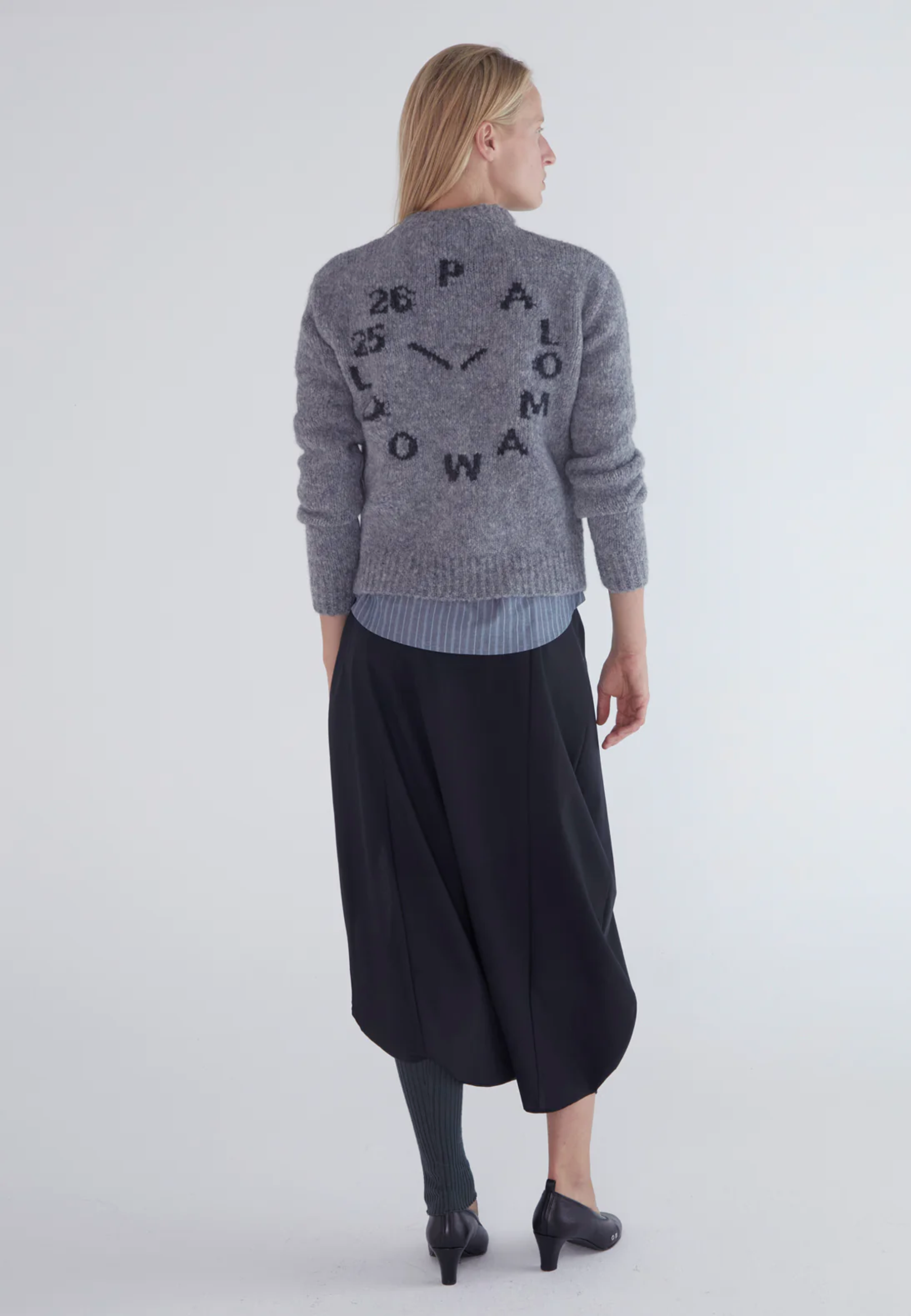 Clock Knit - Grey