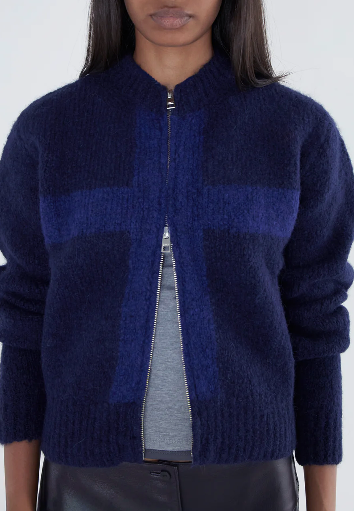 Cruz Zip Knit - Blue