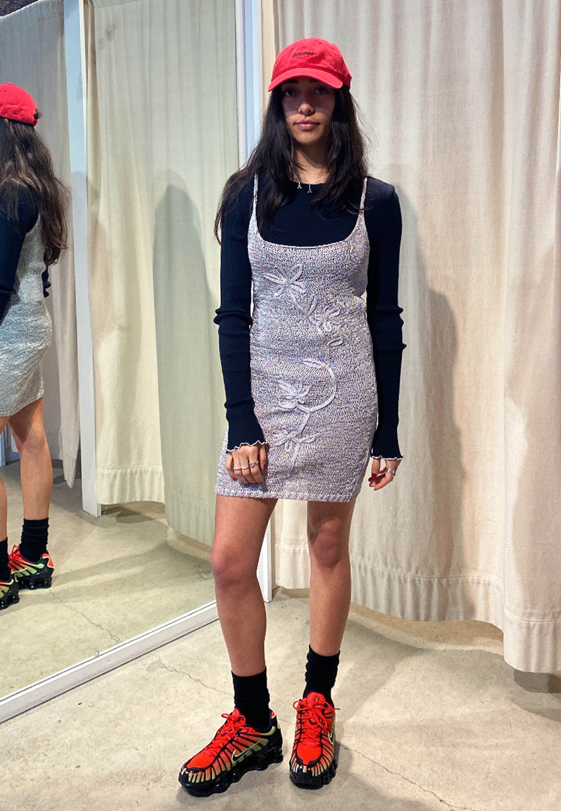 Nike Buy Shox TL Light Crimson/Black/Green/Strike/Black online