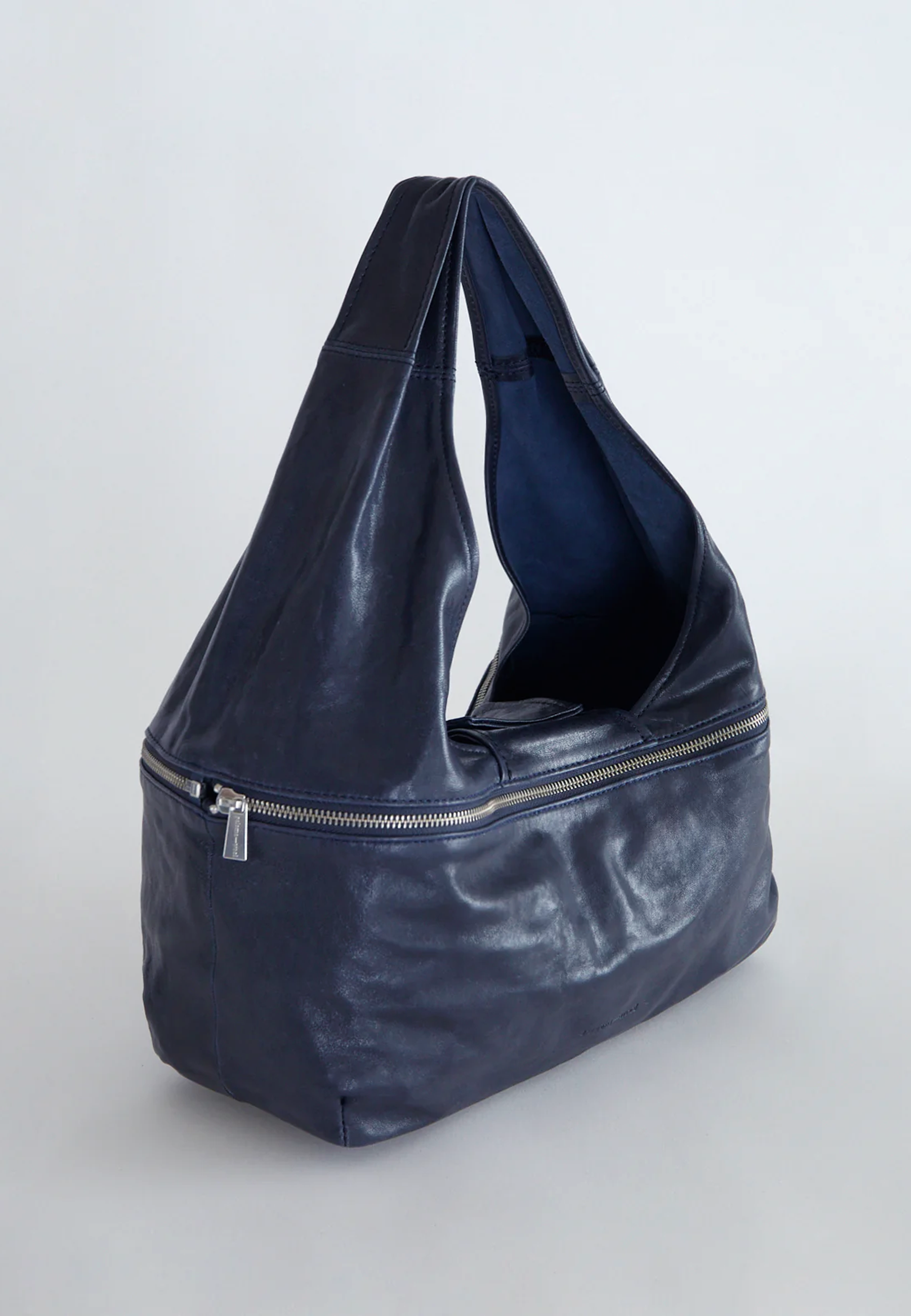Riba Zip Bag - Greyish Blue