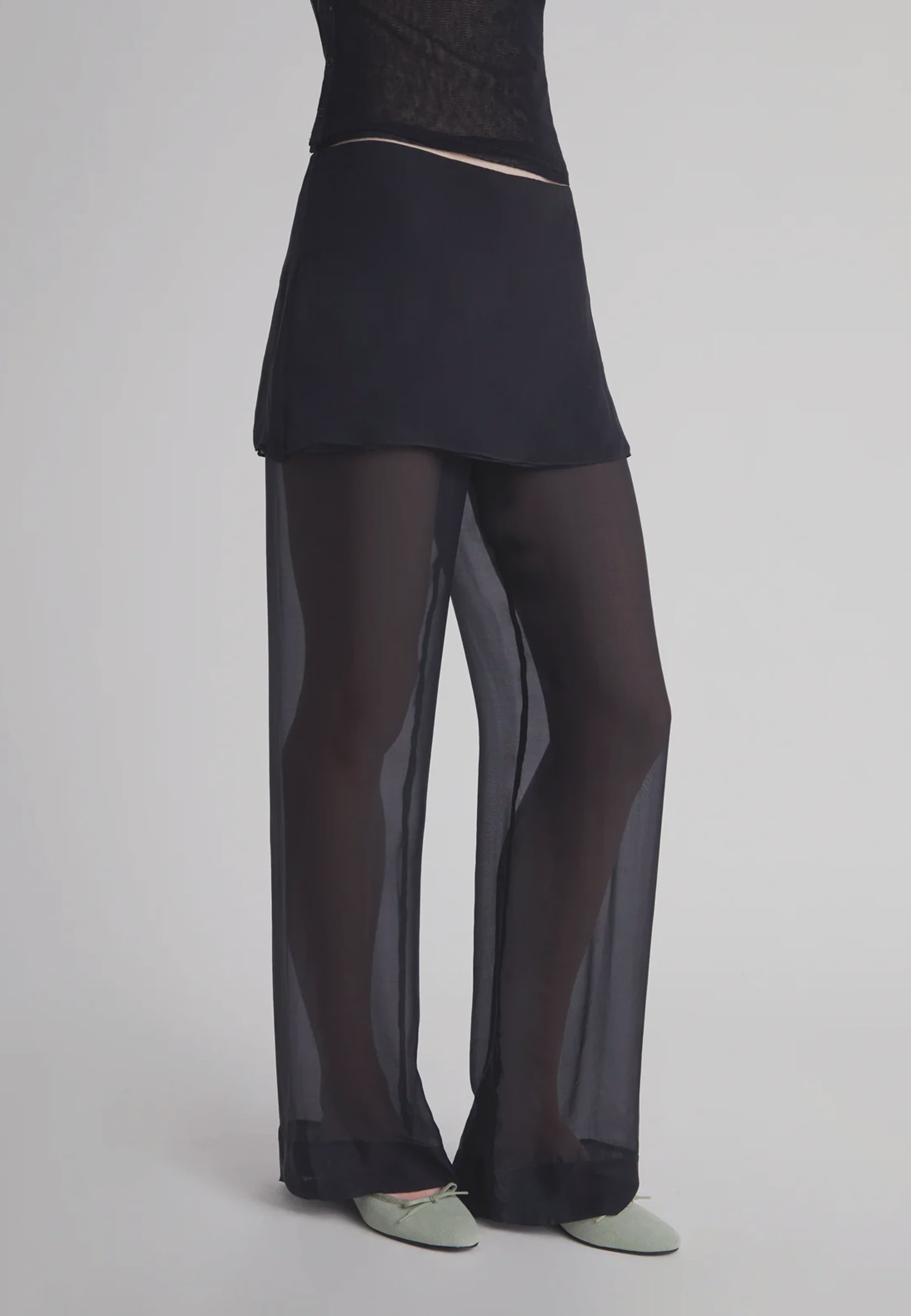 Silk Archive Pants - Black
