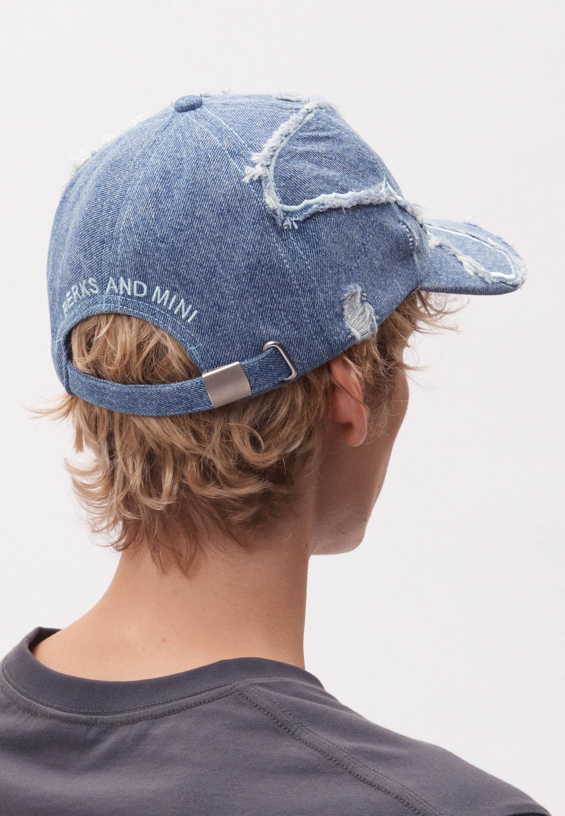 Powder Alien Butterfly Kiss Baseball Cap - Denim