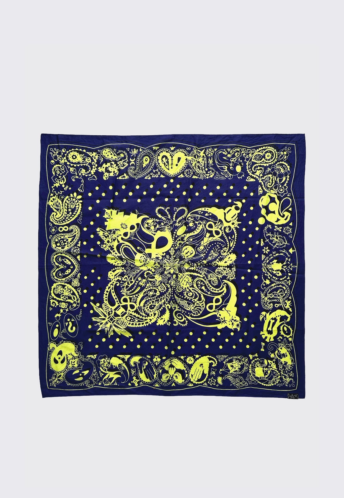 Coco Star Ghosts Bandana - Blue
