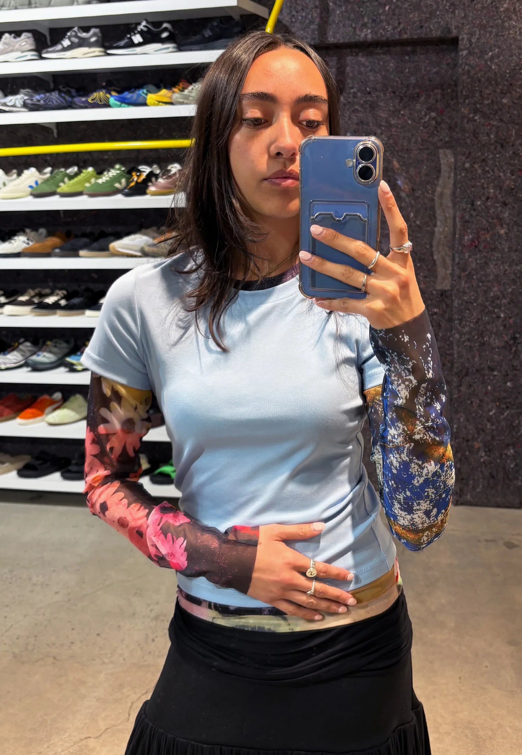 Joshua Gordon Photo Mesh Top - Multi