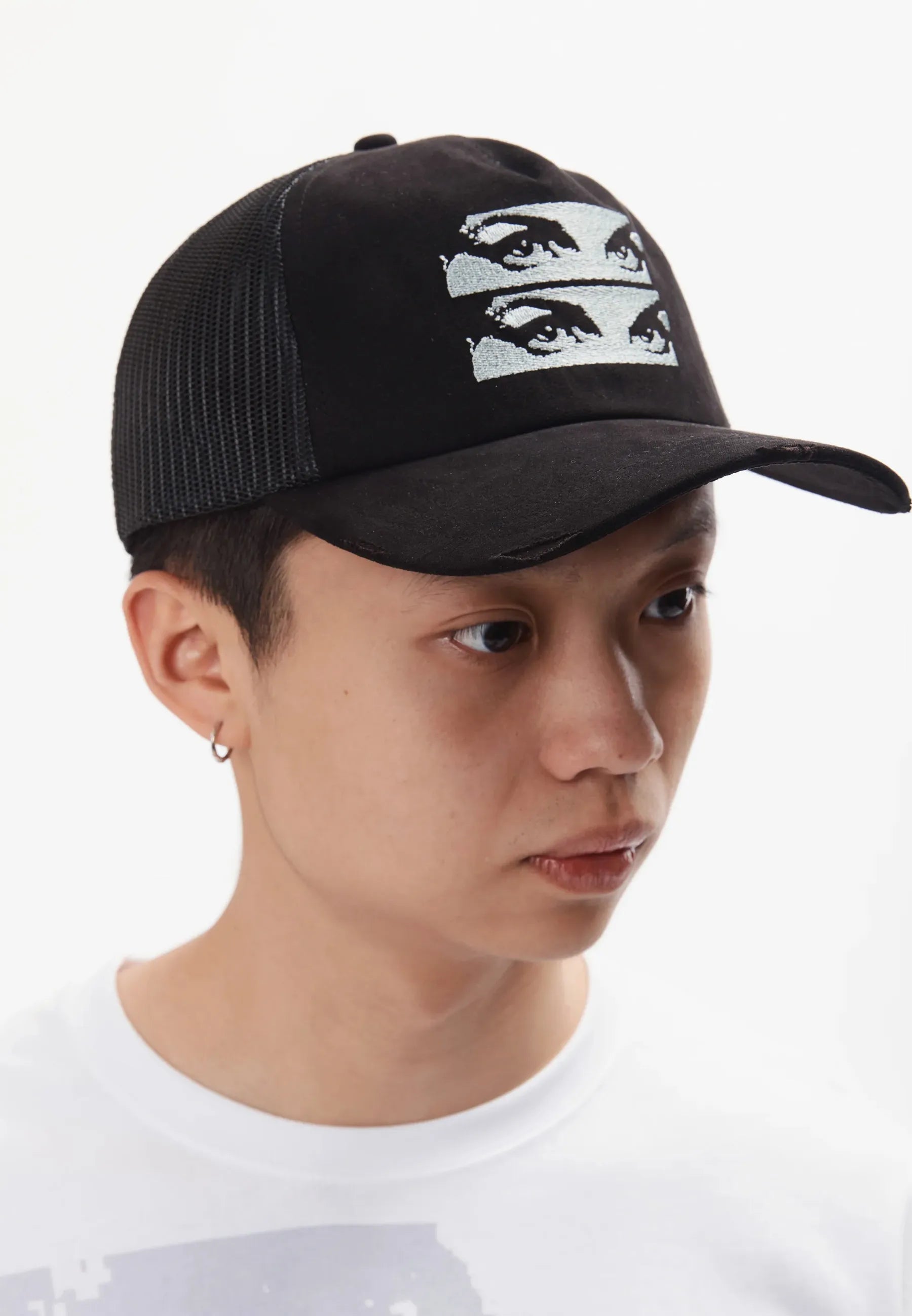Stacks On Trucker Cap - Black