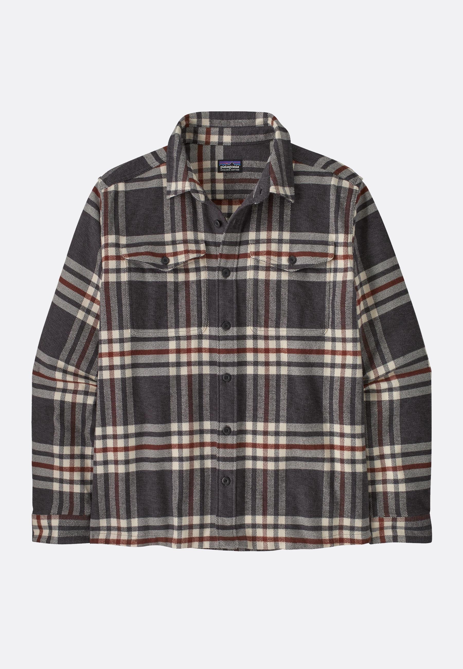 Fjord Flannel Shirt - Ink Black