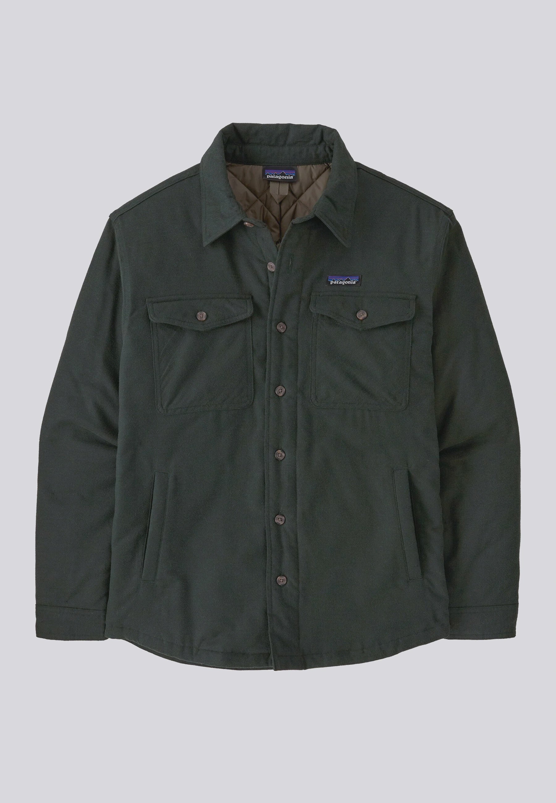 Insulated Fjord Flannel Shirt - Old Growth Green
