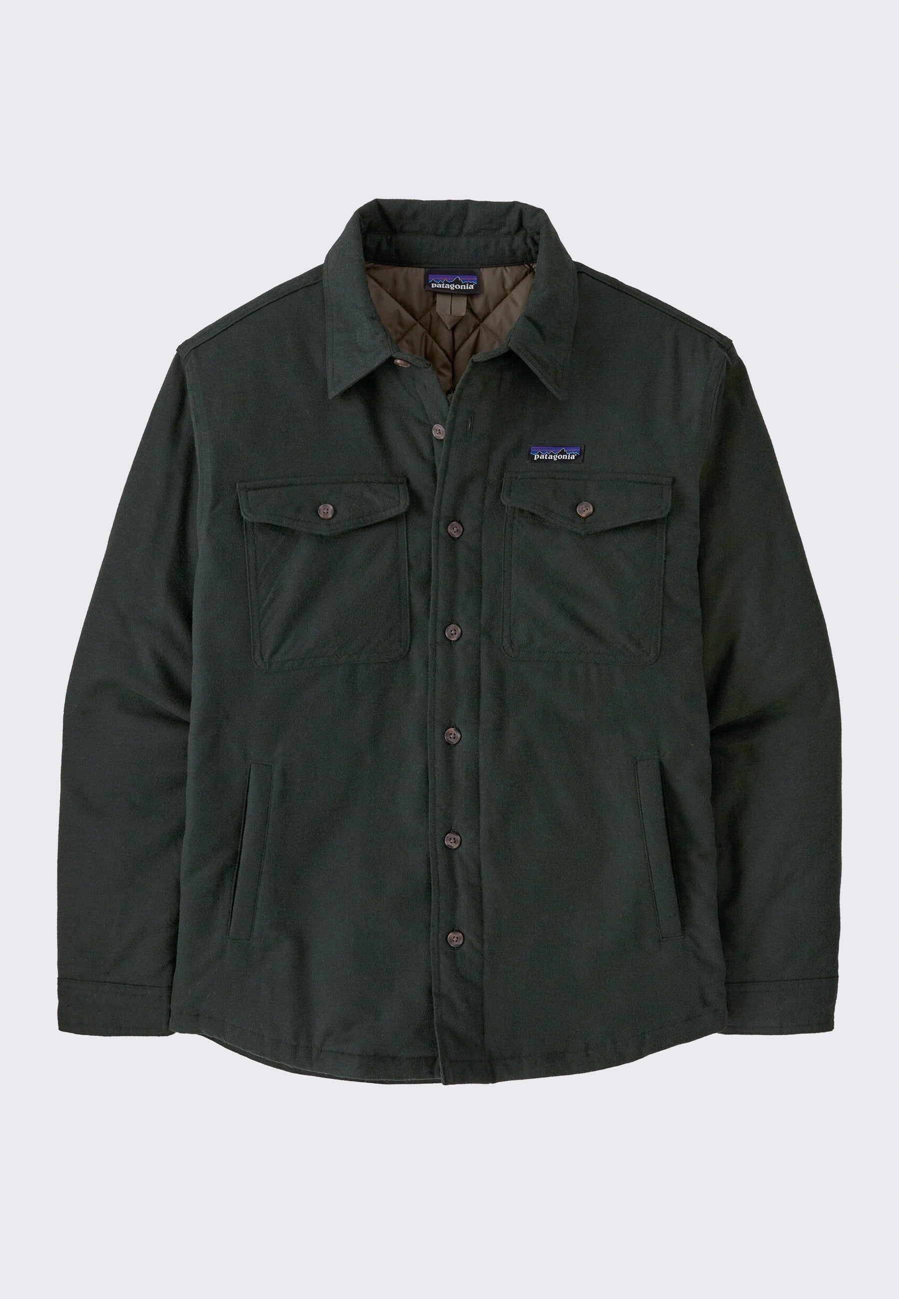 Insulated Fjord Flannel Shirt - Ashore/Old Growth Green