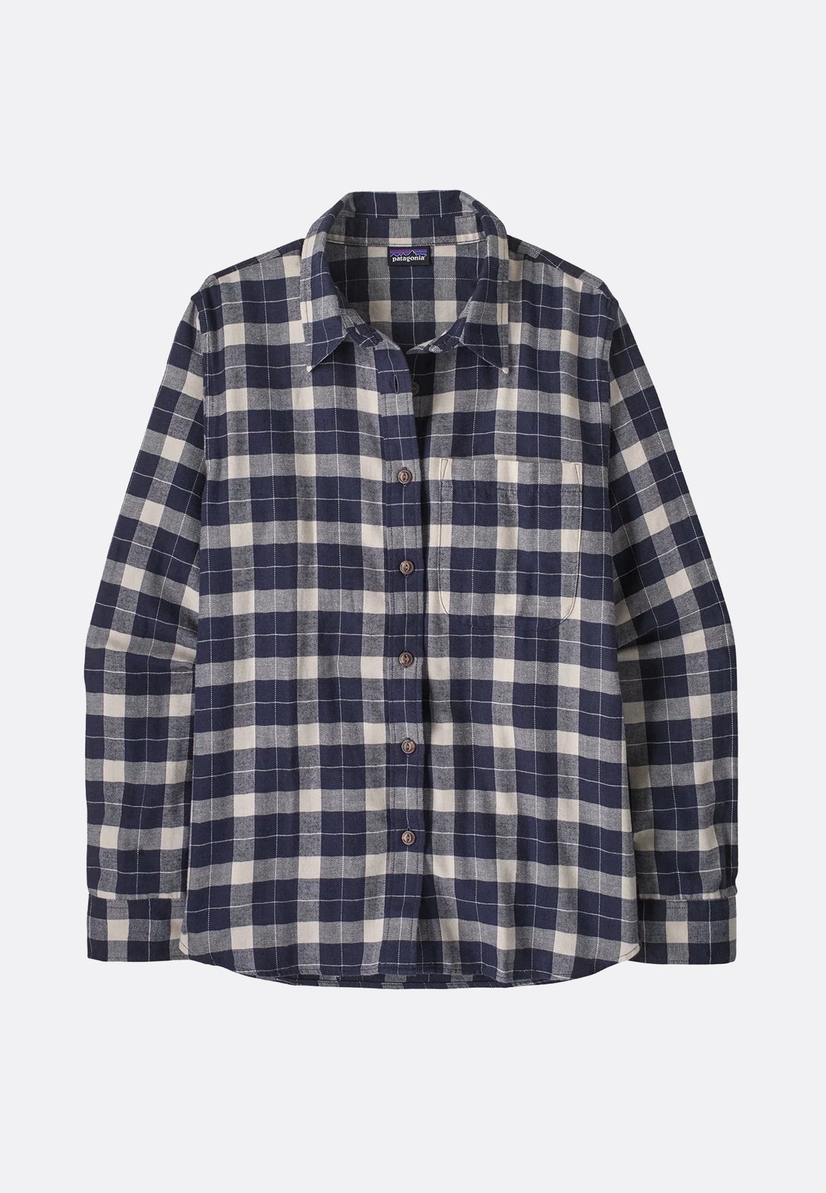Women's Lightweight Fjord Flannel Shirt - Evergreen Fjord/Smolder Blue