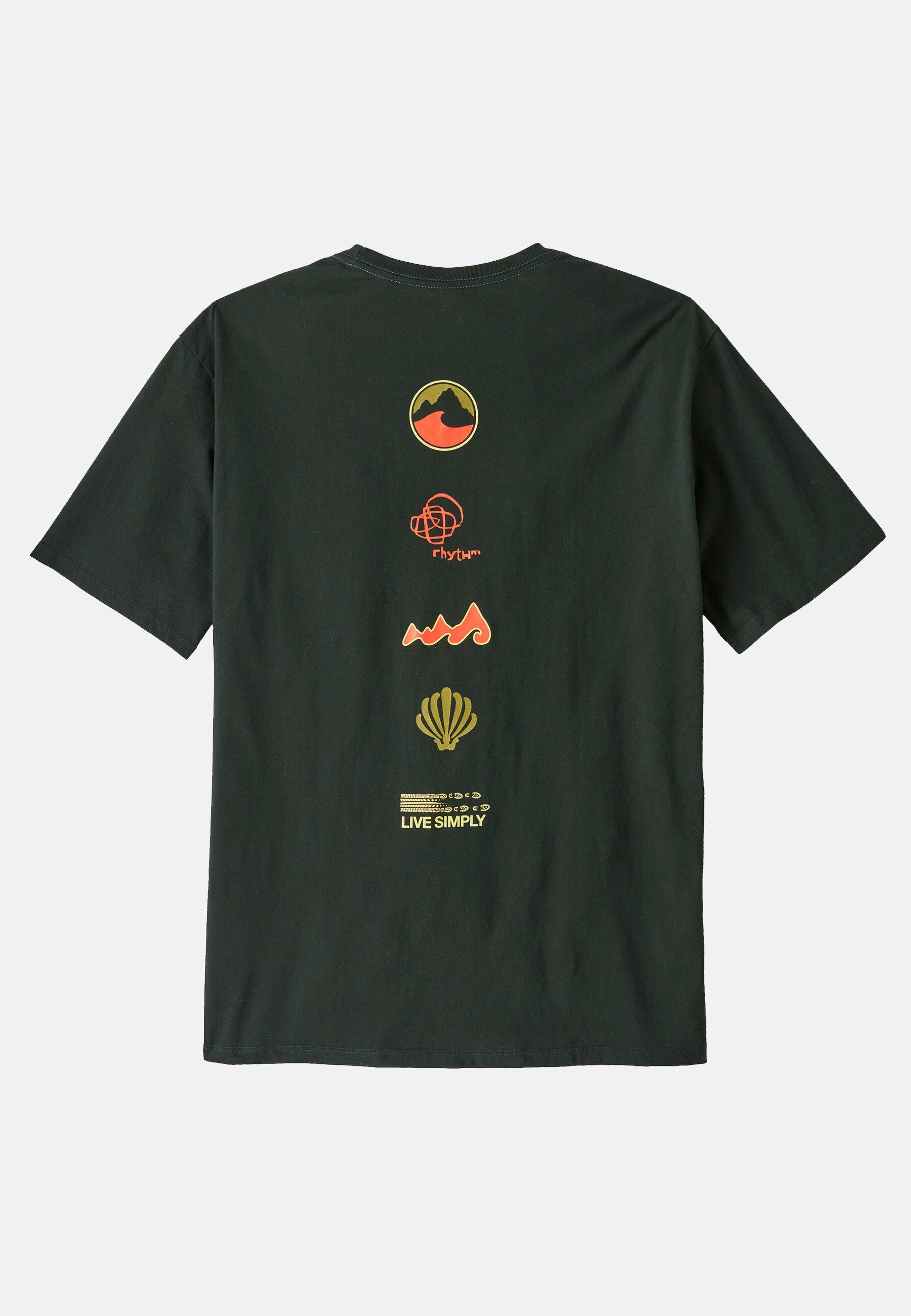 Long Way Round Organic T-Shirt - Old Growth Green