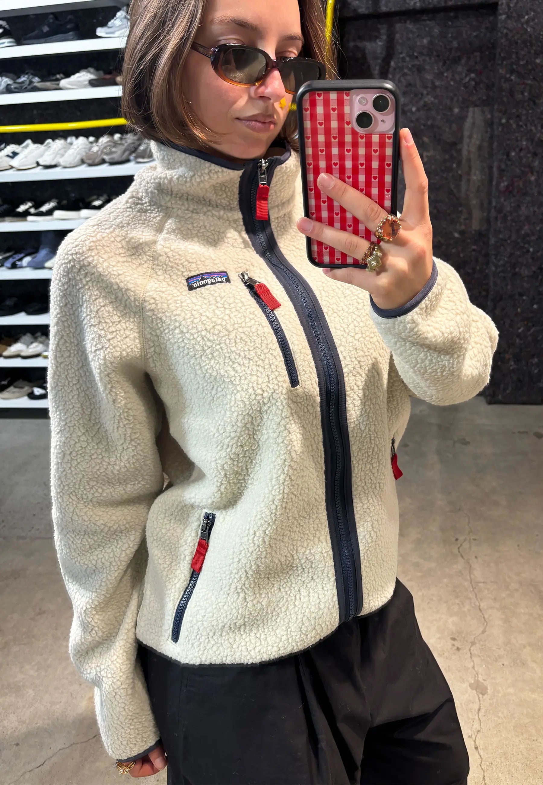 Men's Retro Pile Jacket - Pelican/Smolder Blue