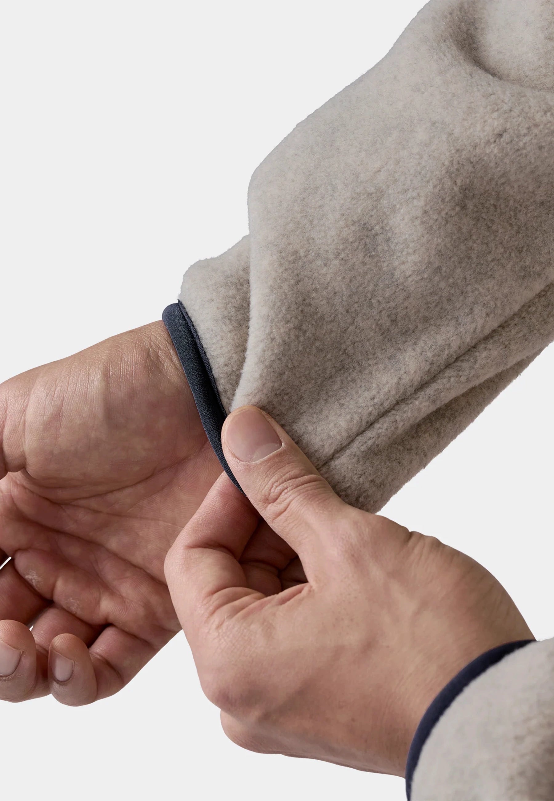 LW Synch Snap-T Pullover - Oatmeal/Smolder Blue