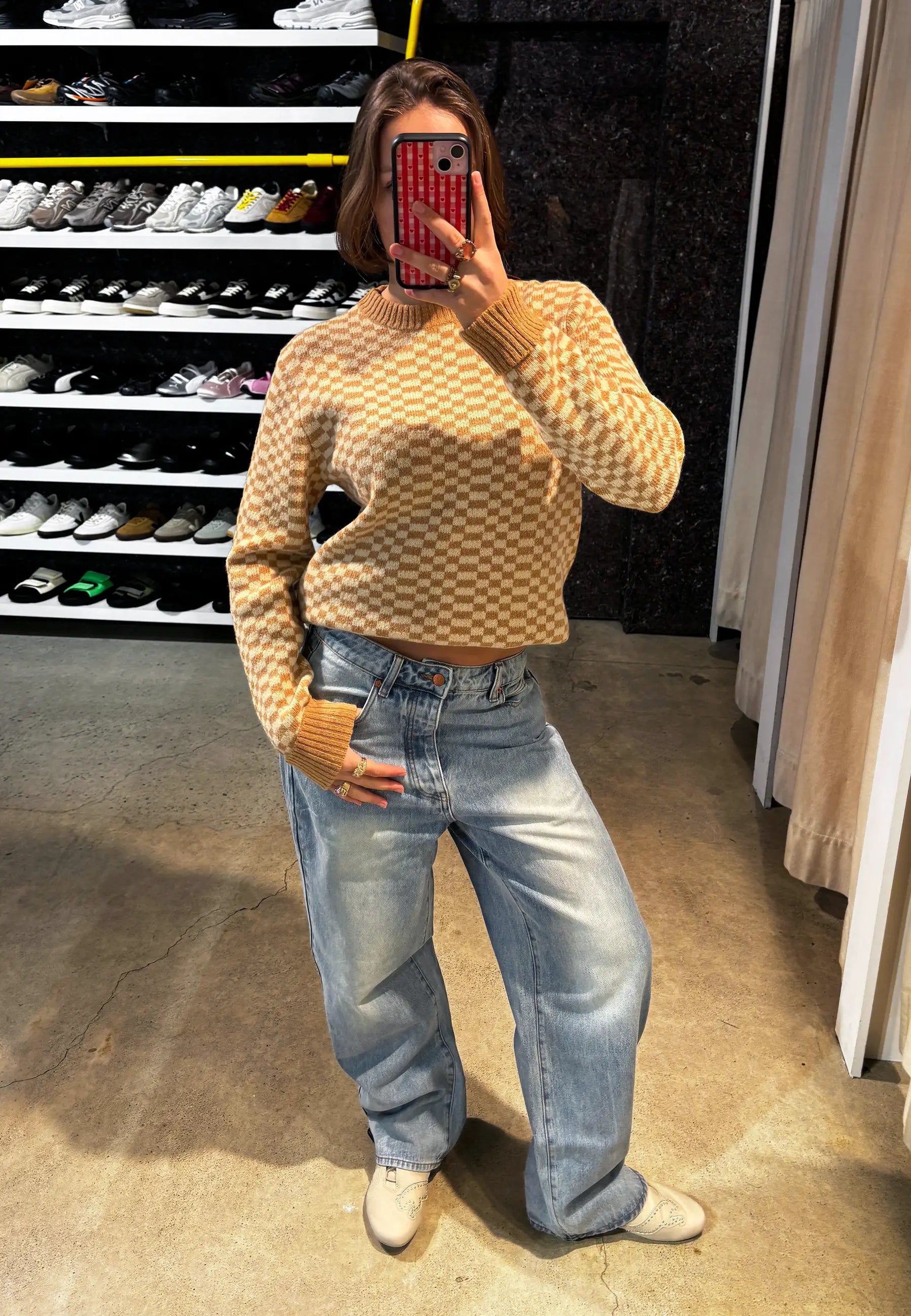 Recycled Wool Blend Sweater - Finned/Talon Gold