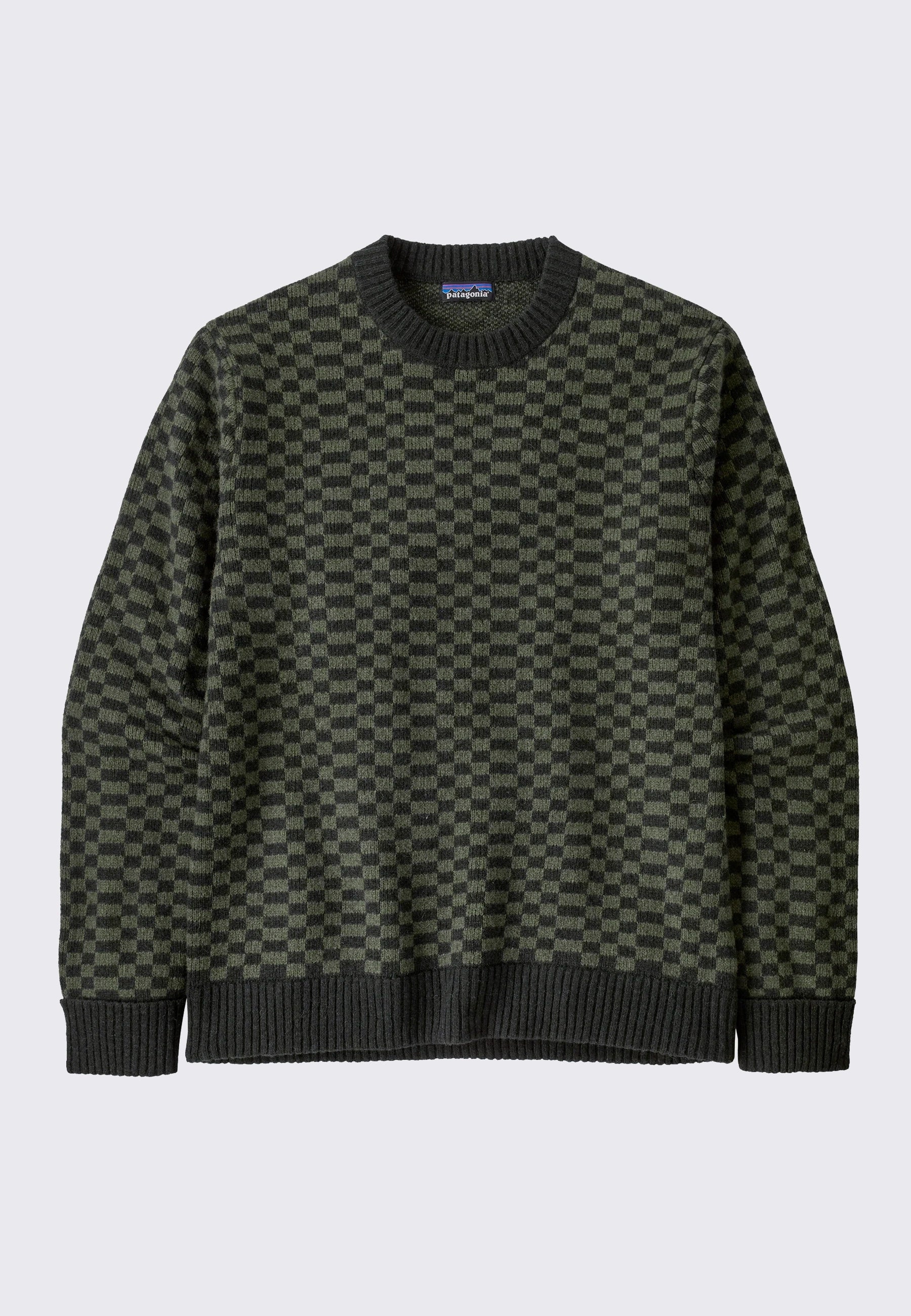 Recycled Wool Blend Sweater - Finned/Old Growth Green