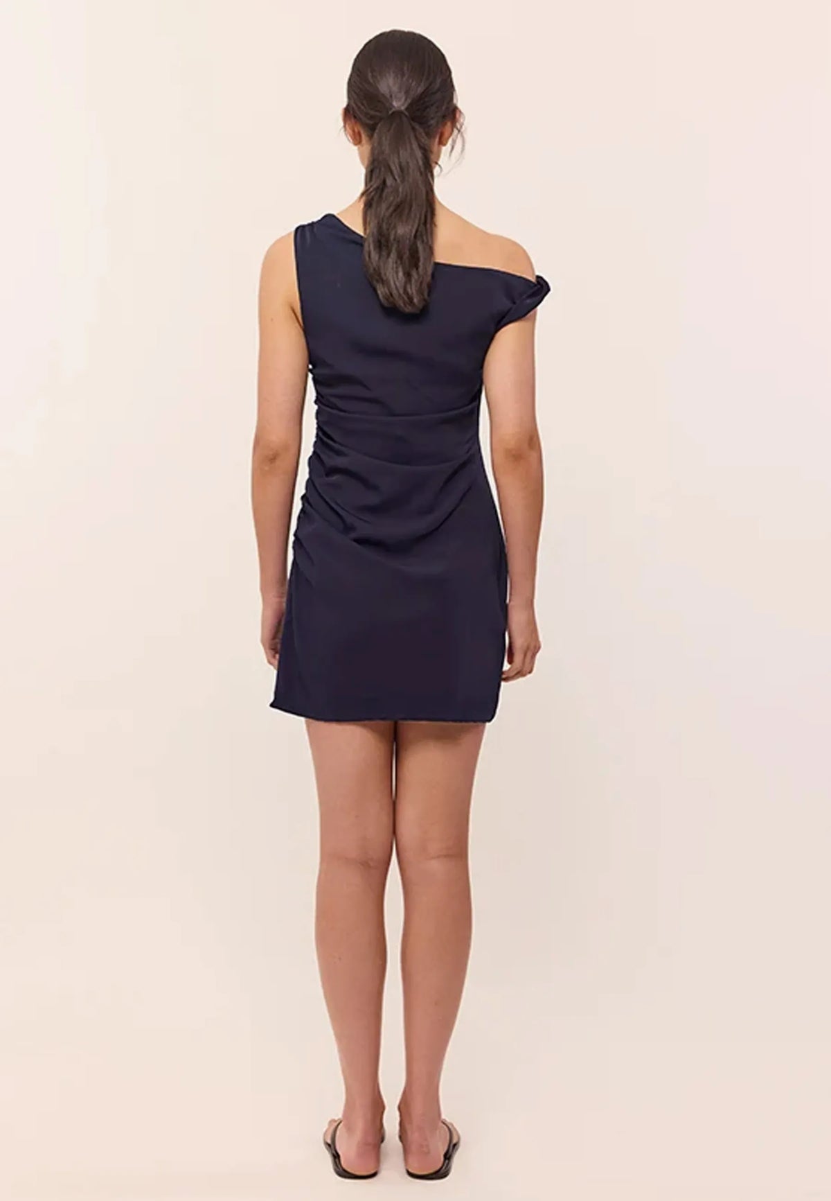 Twist Dress - Navy