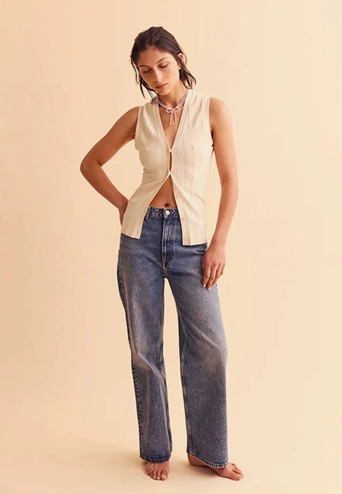 Vera Vest - Cream