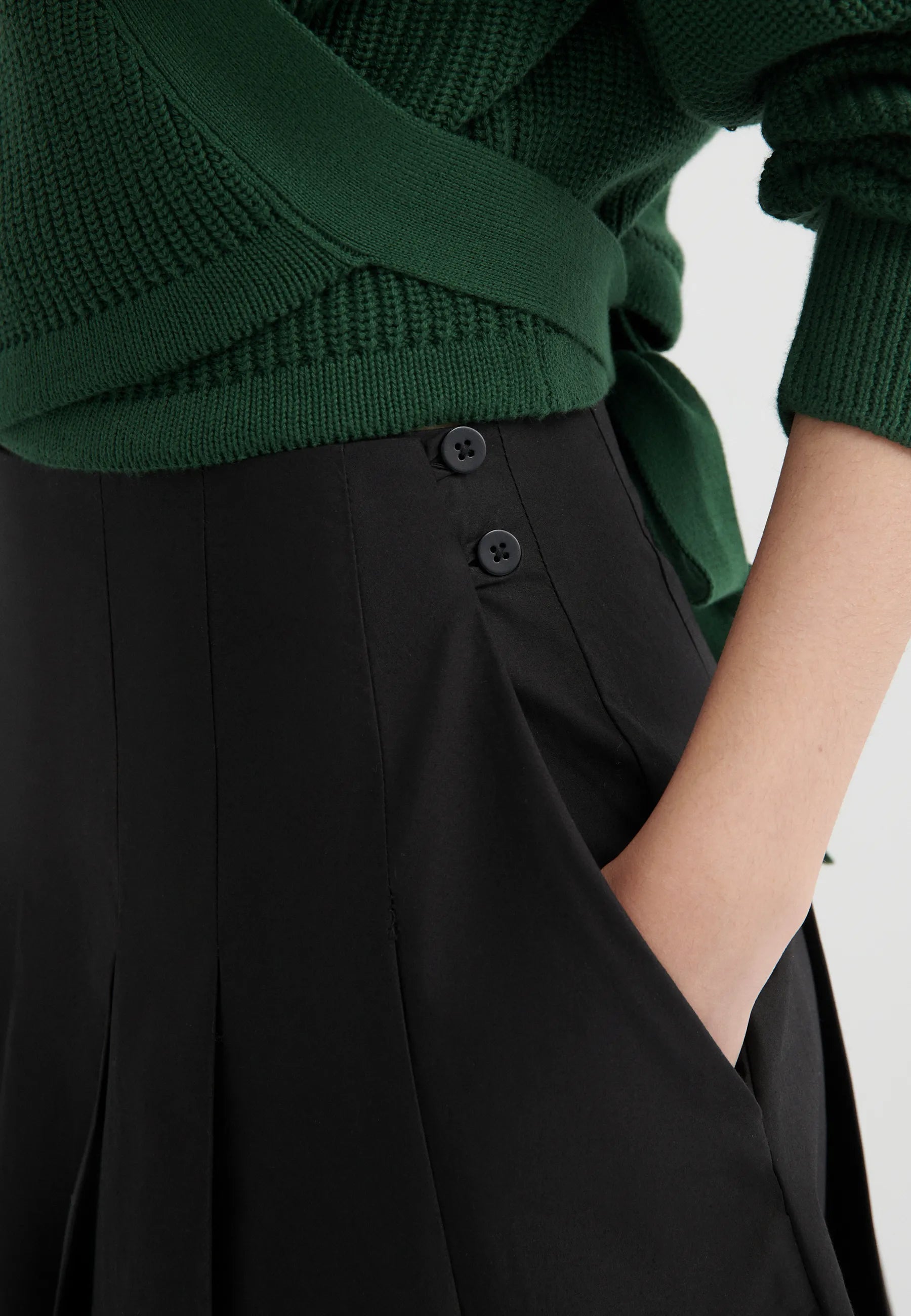 Pleater Skirt - Black