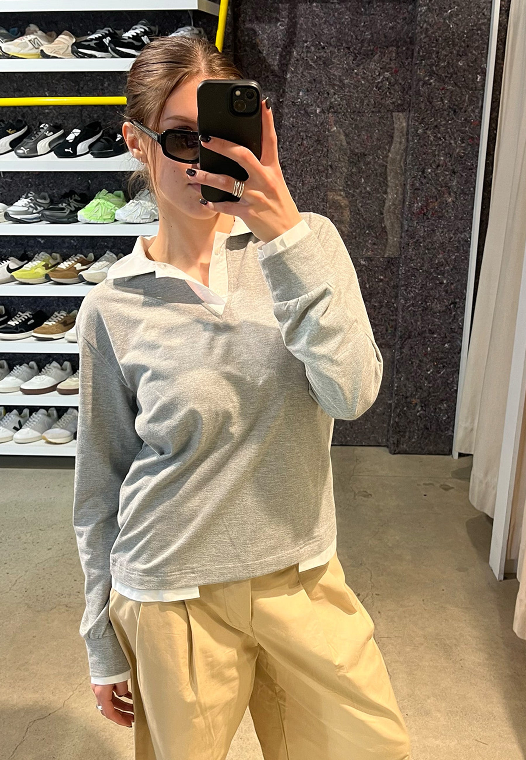 Luis LS Polo - Grey/White