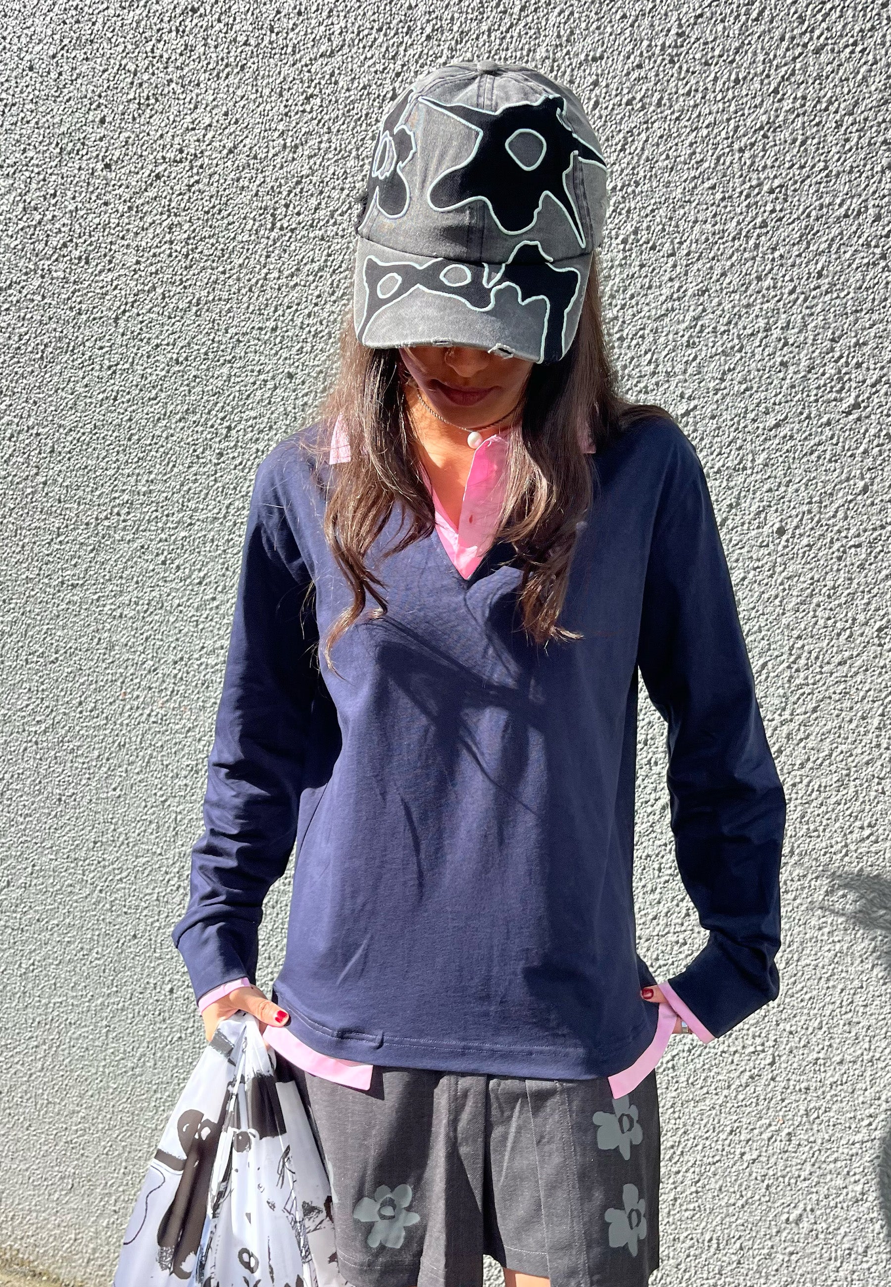 Gimaguas | Buy Luis LS Polo - Navy/Pink online | Good As Gold, NZ