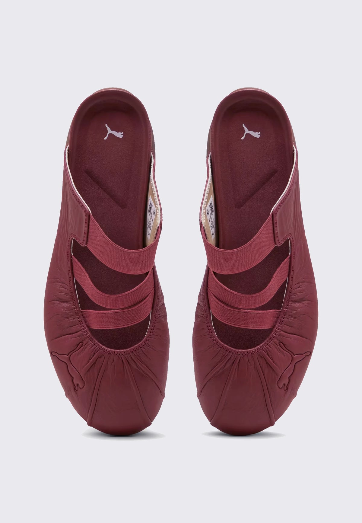 Womens Speedcat Leather Mule - Burgundy/Haute Coffee