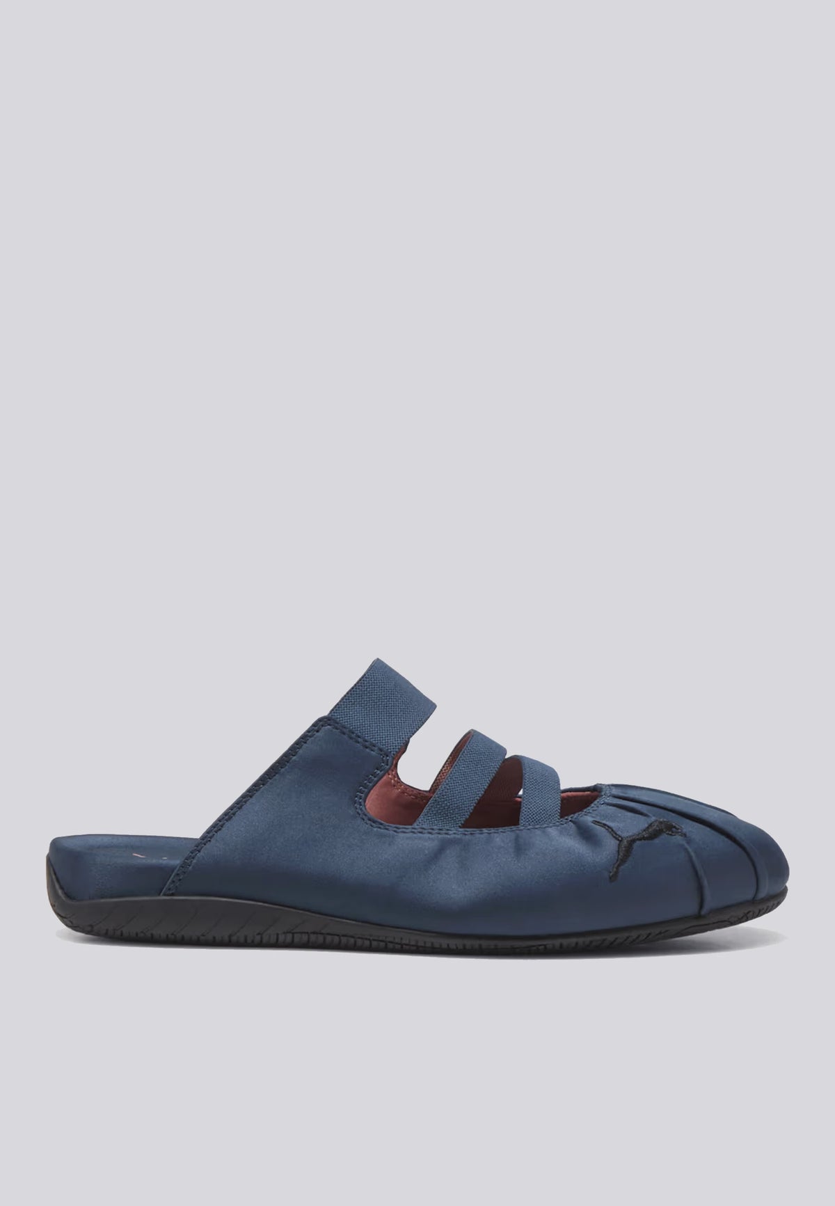 Womens Speedcat Satin Mule - Blue Gray/Soft Clay