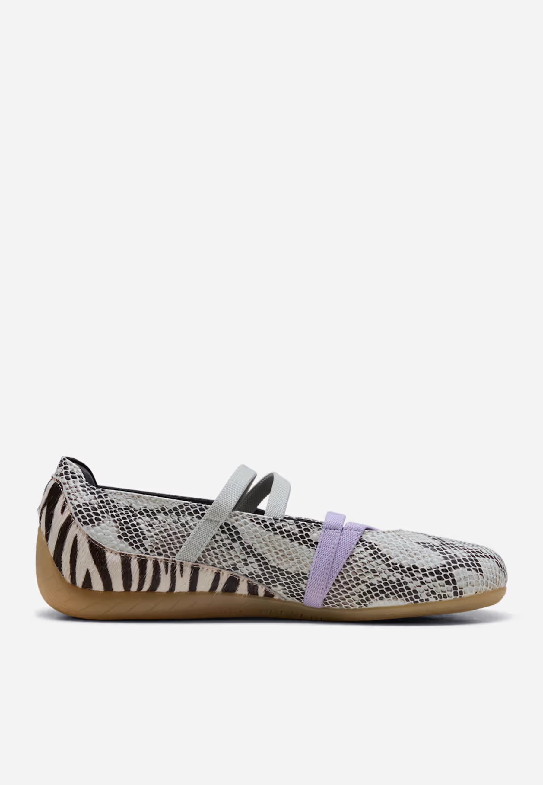 Womens Speedcat Ballet Mixed Feels - Black/Brown/Light Laer