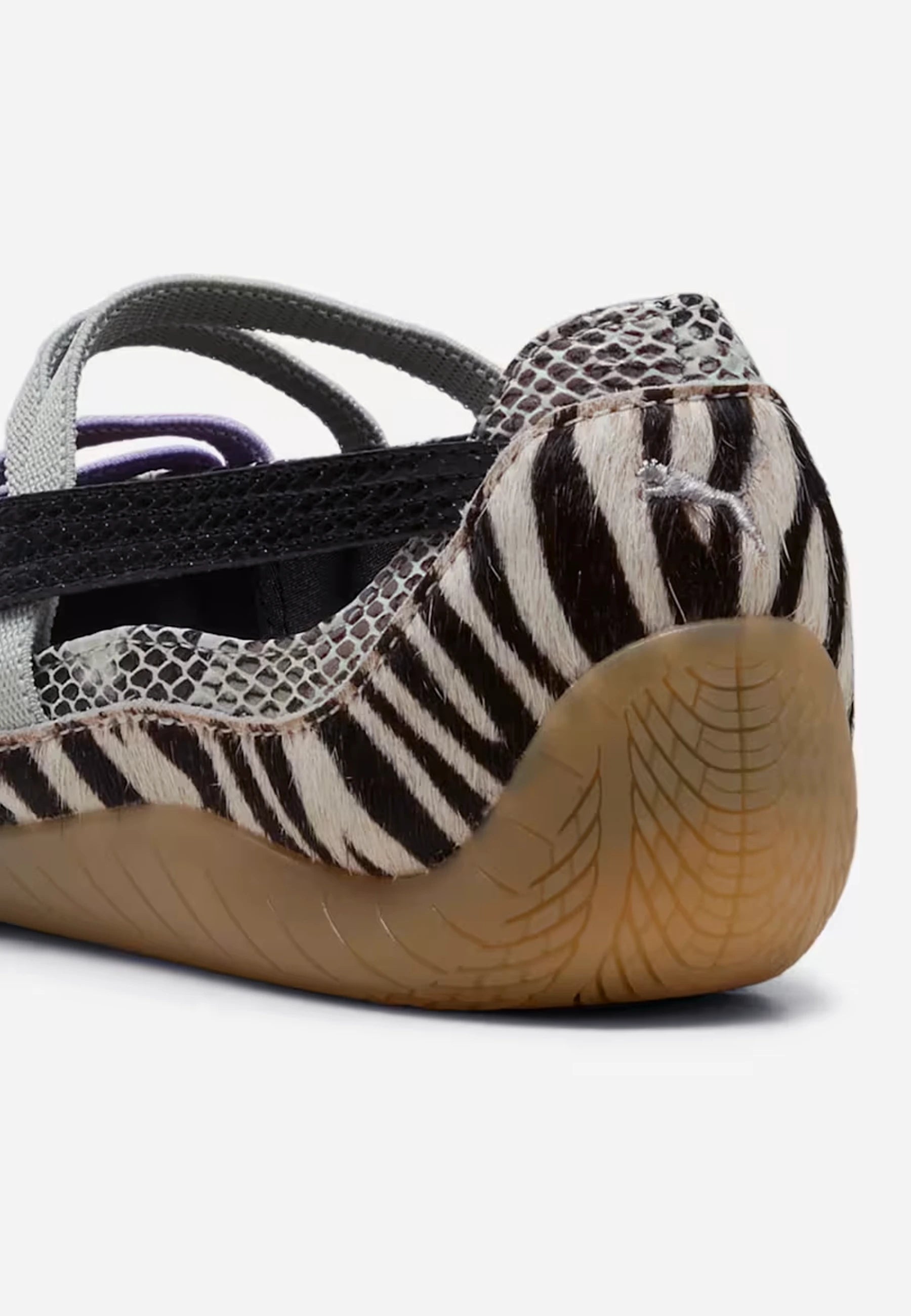 Womens Speedcat Ballet Mixed Feels - Black/Brown/Light Laer