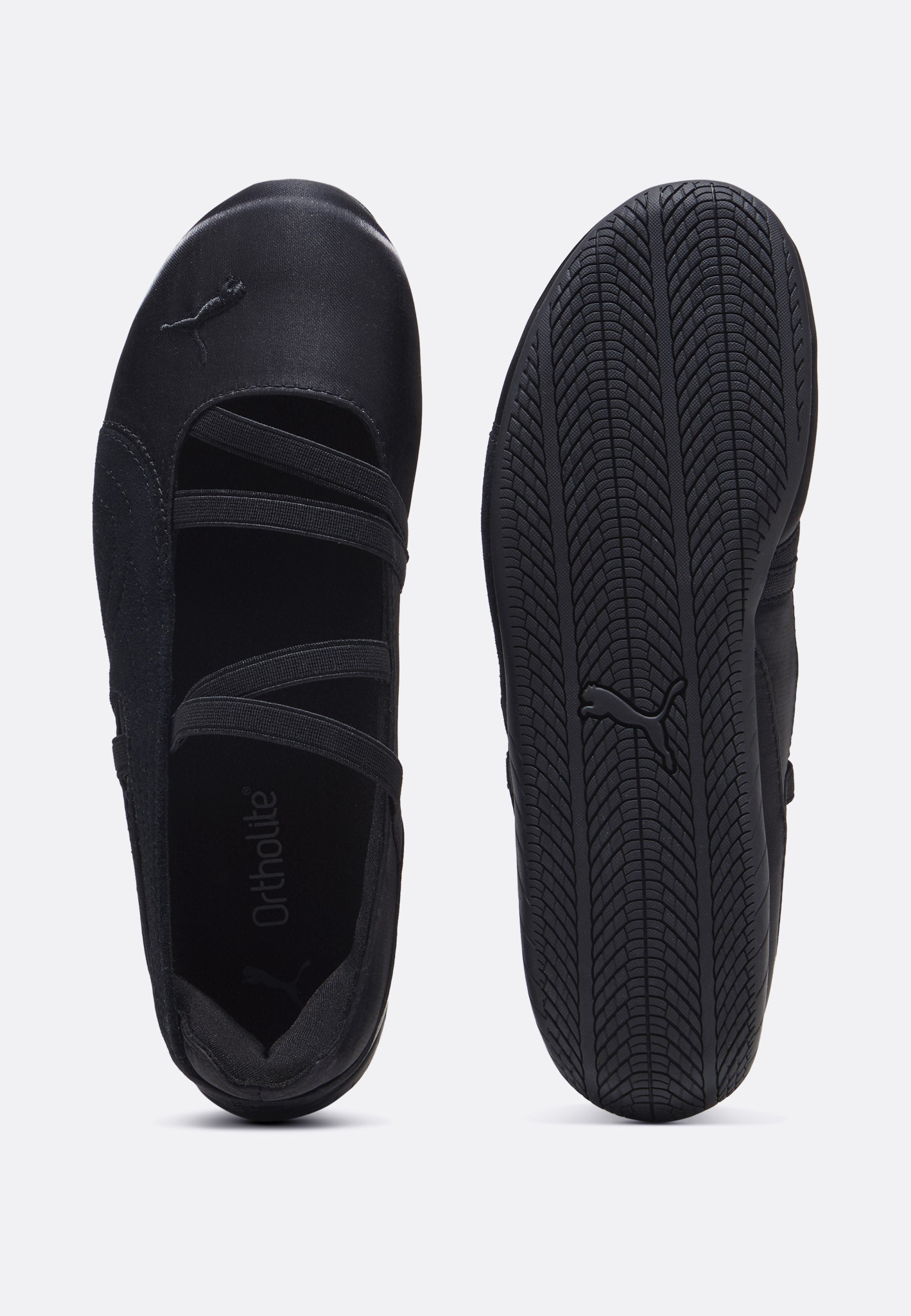 Women's Speedcat Ballet Satin - Black