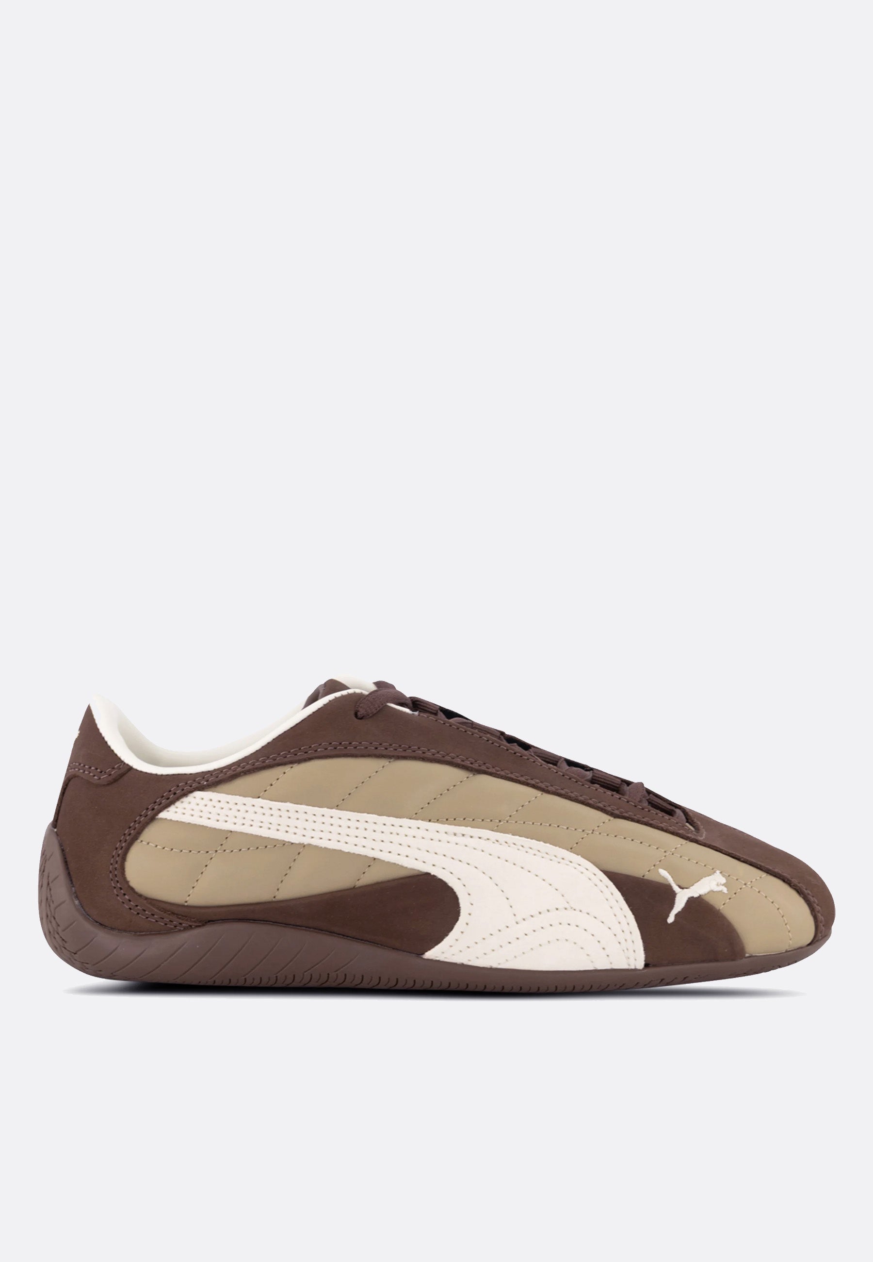 Speedcat Plus Quilted - Espresso Brown/Warm White