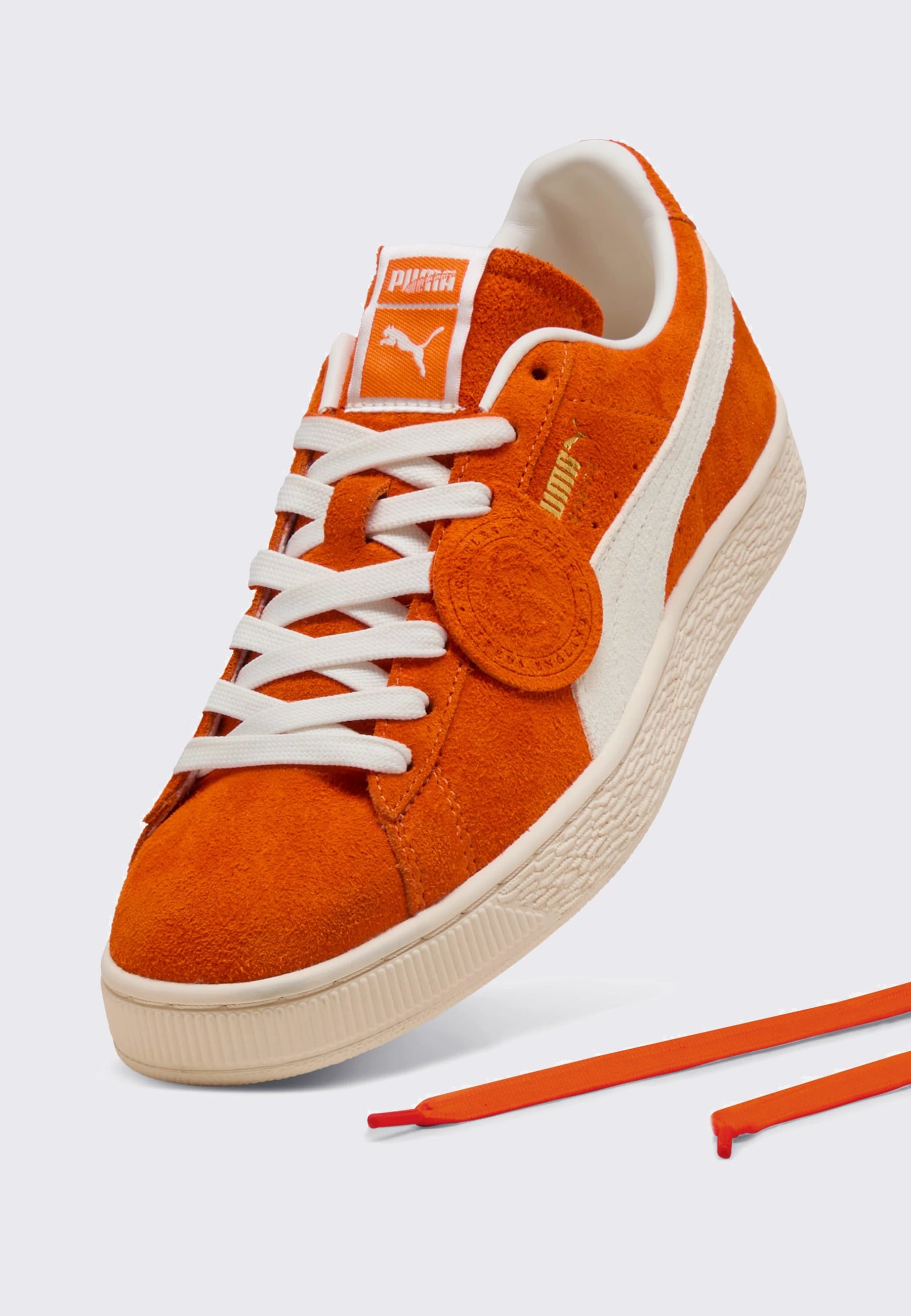 Suede Classic Charles F. Stead - Orange Glow/Puma White