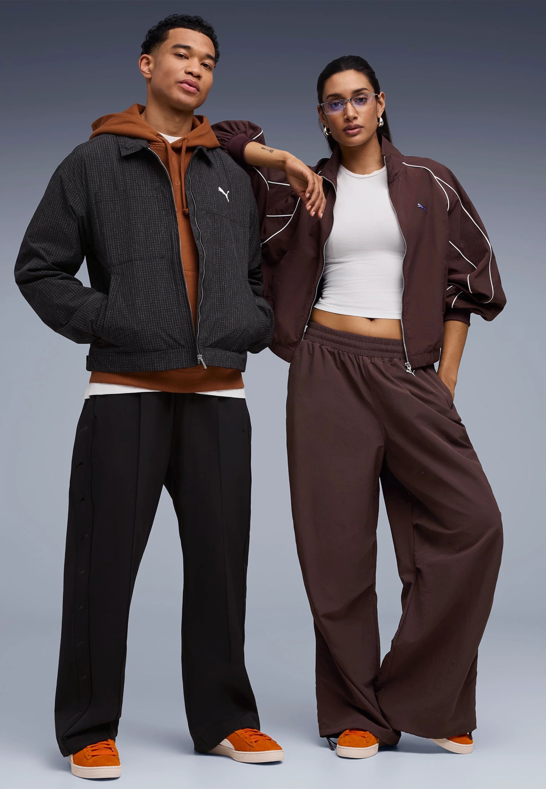 Suede Classic Charles F. Stead - Orange Glow/Puma White