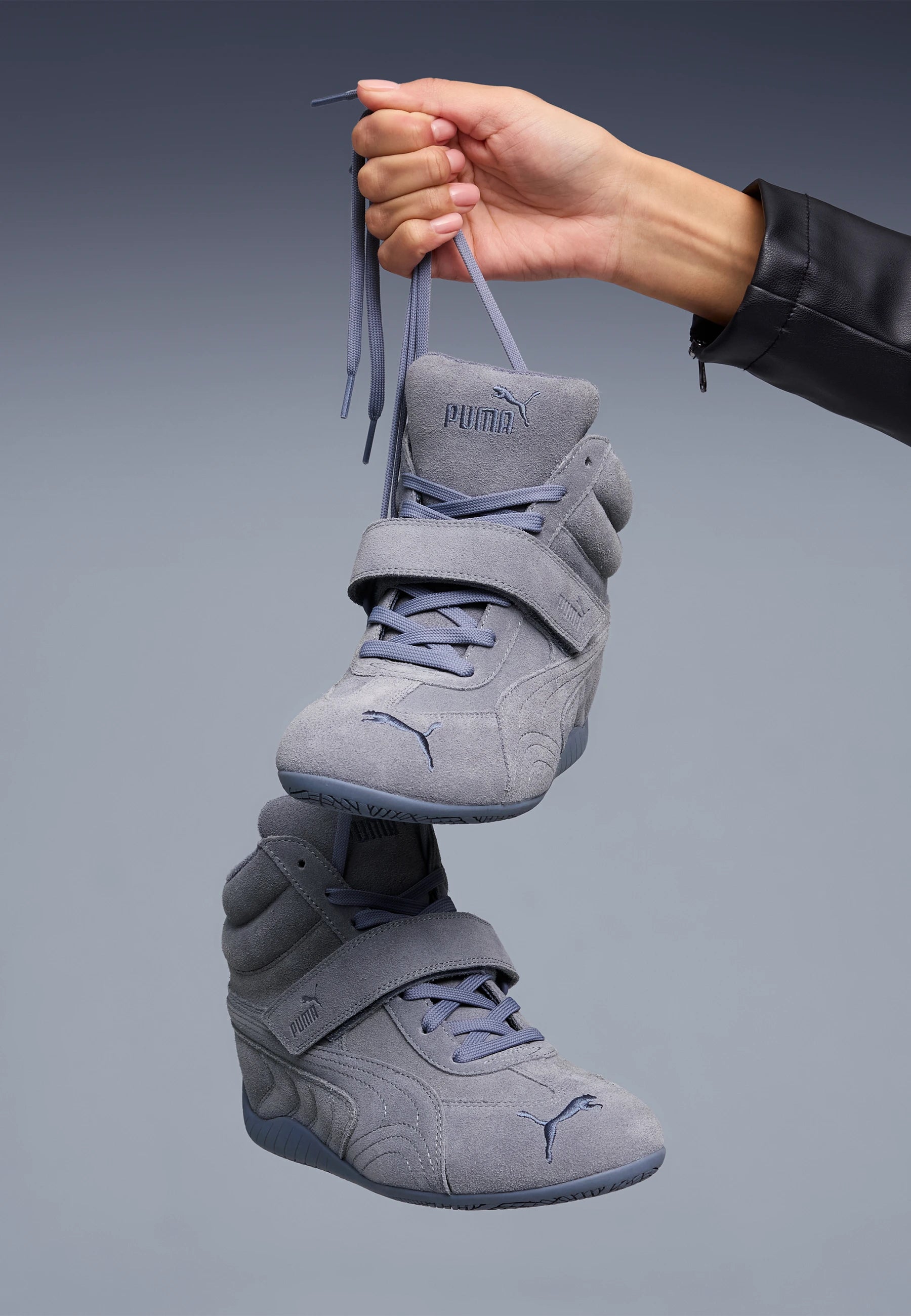 Women's Speedcat Wedge Tonal - Gray Sky