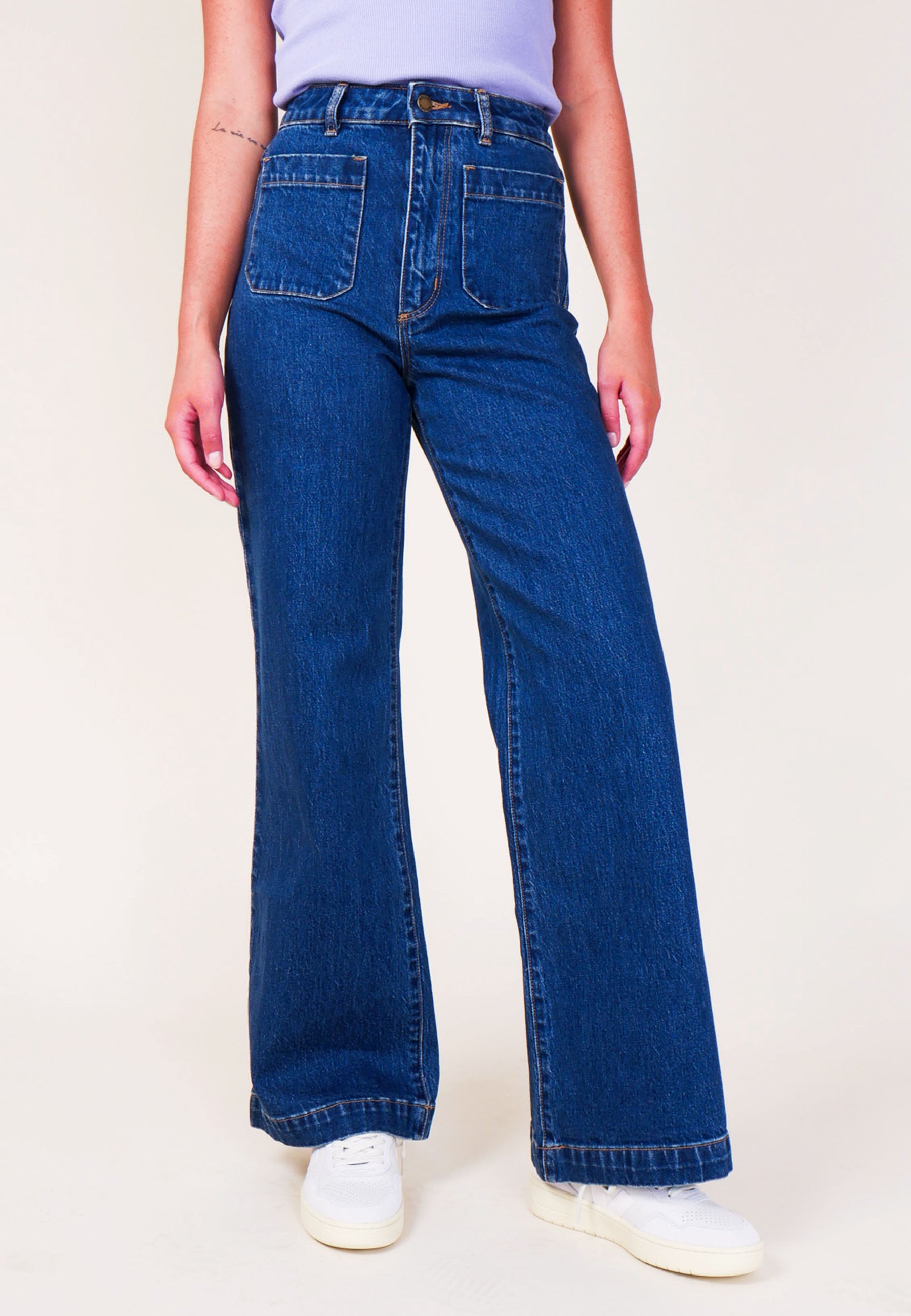 Sailor Jeans Long - Eco Ruby Blue