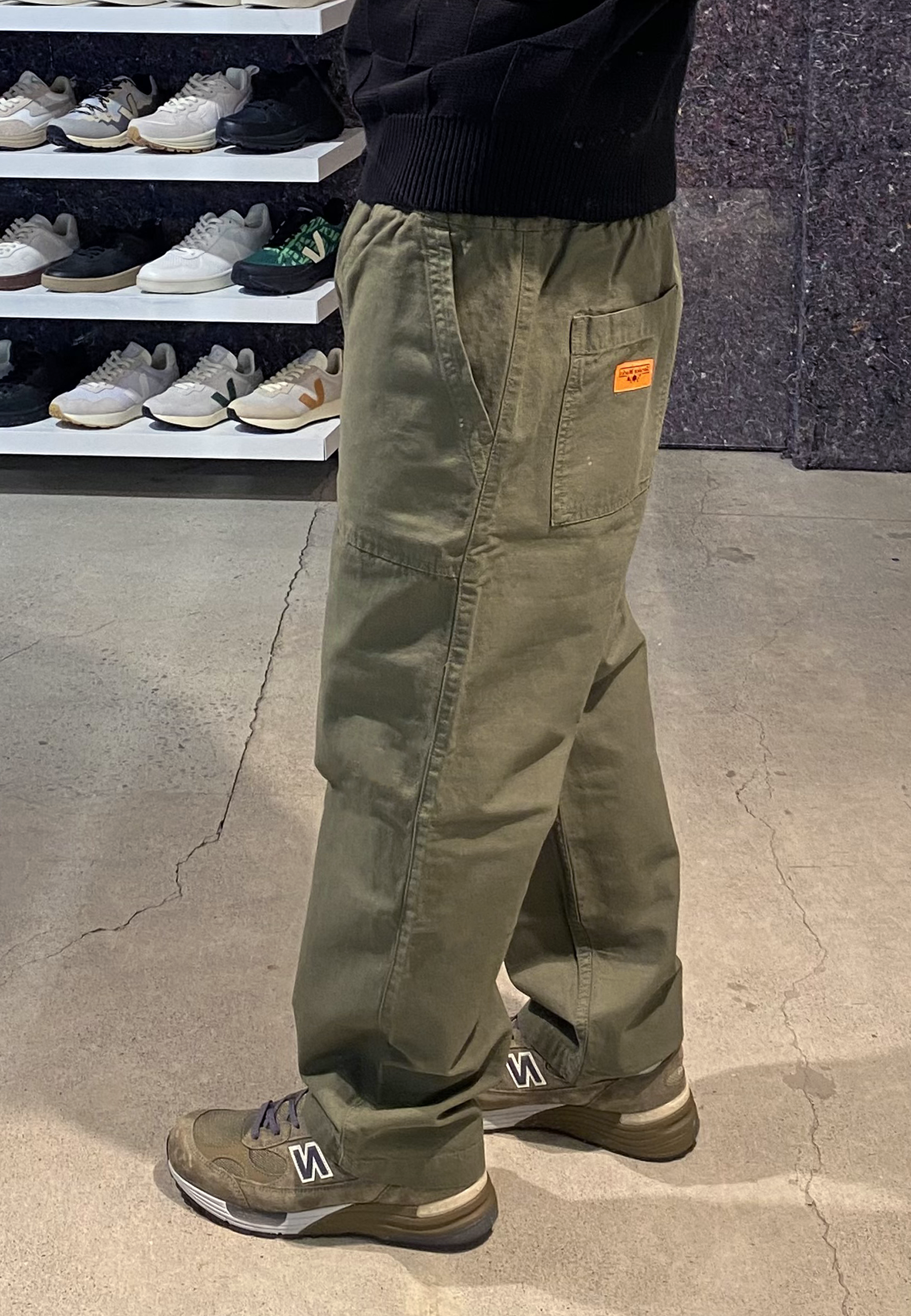 Canvas Chef Pant - Olive