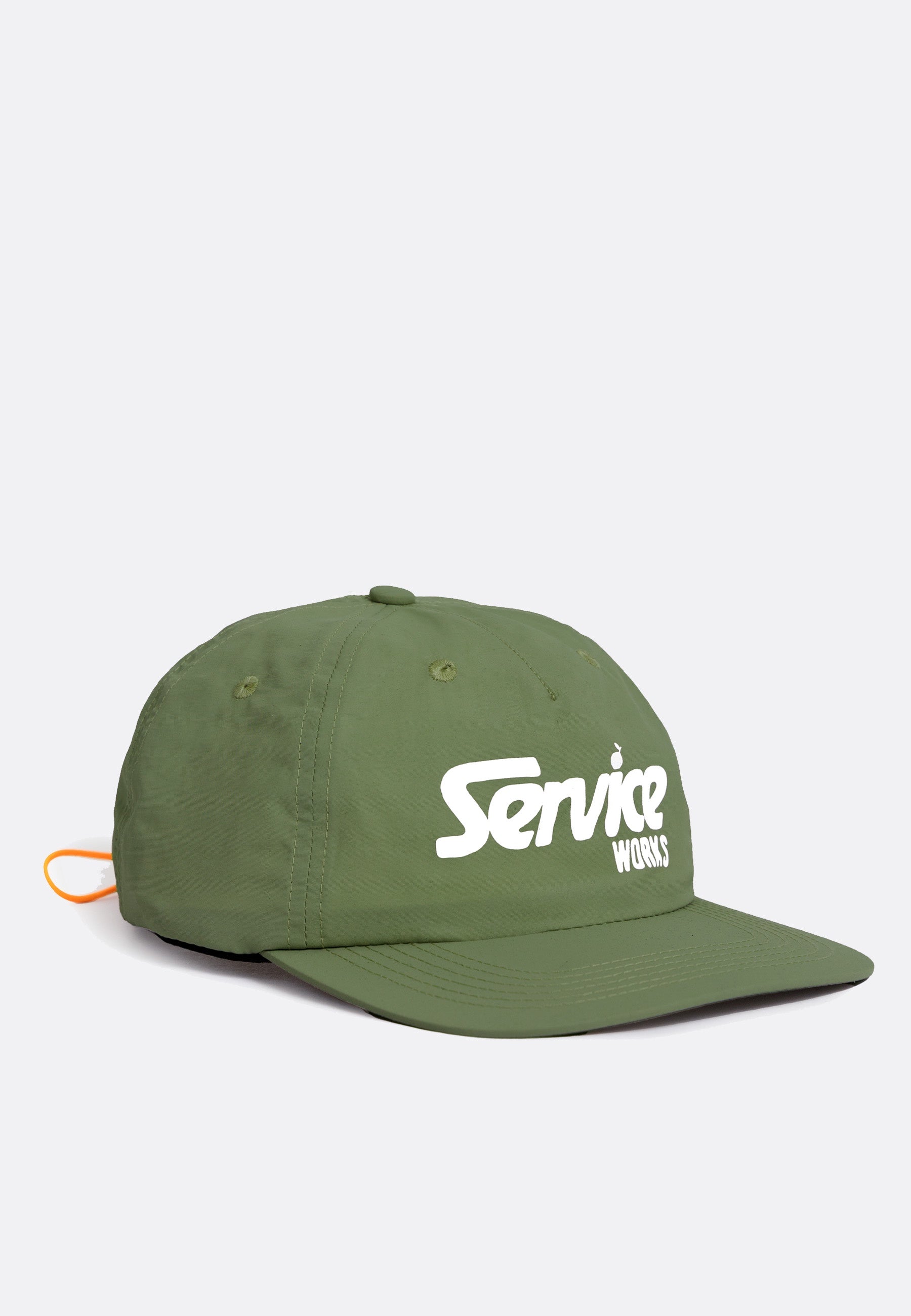 Nylon Drivers Cap - Olive