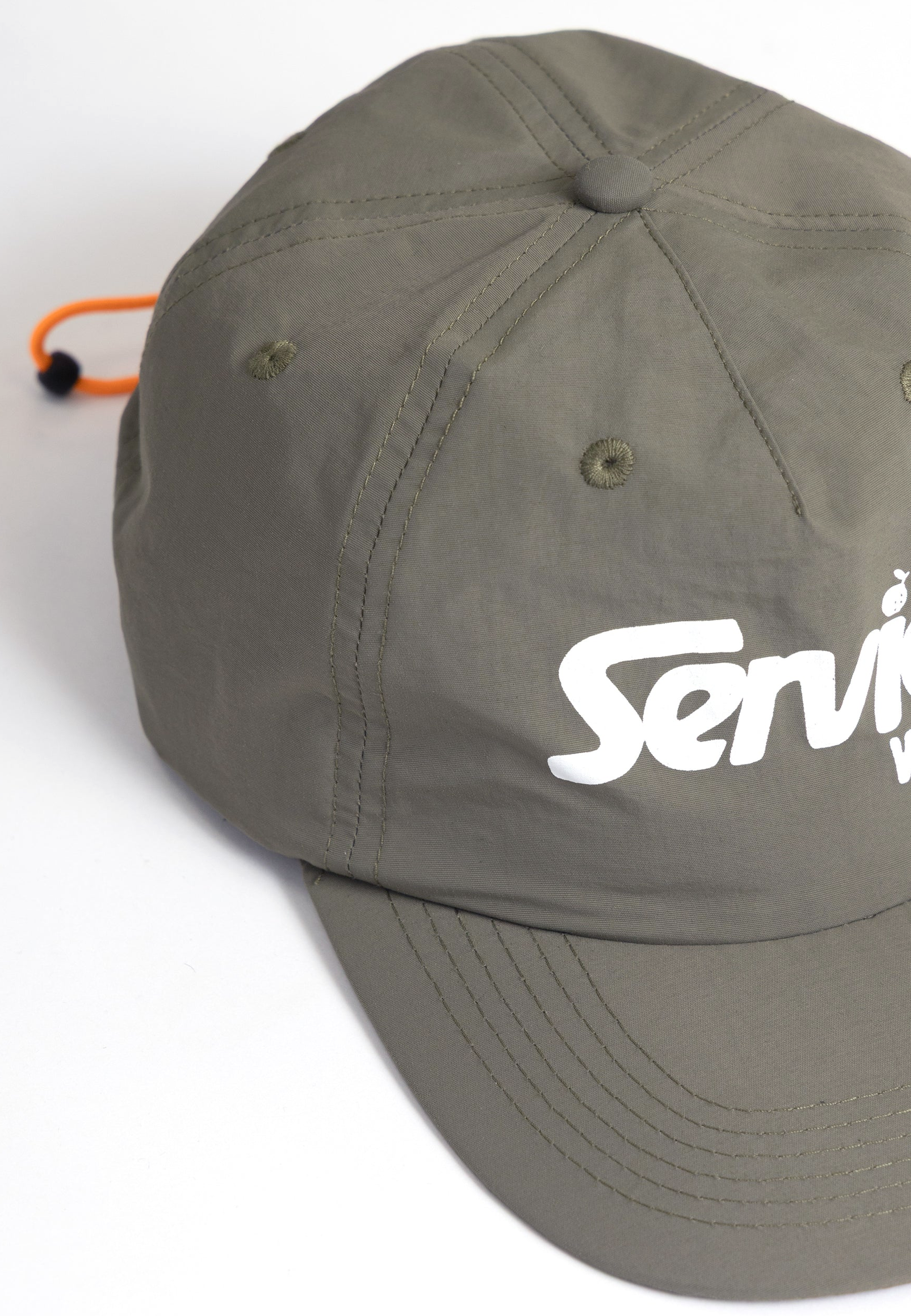 Nylon Drivers Cap - Olive