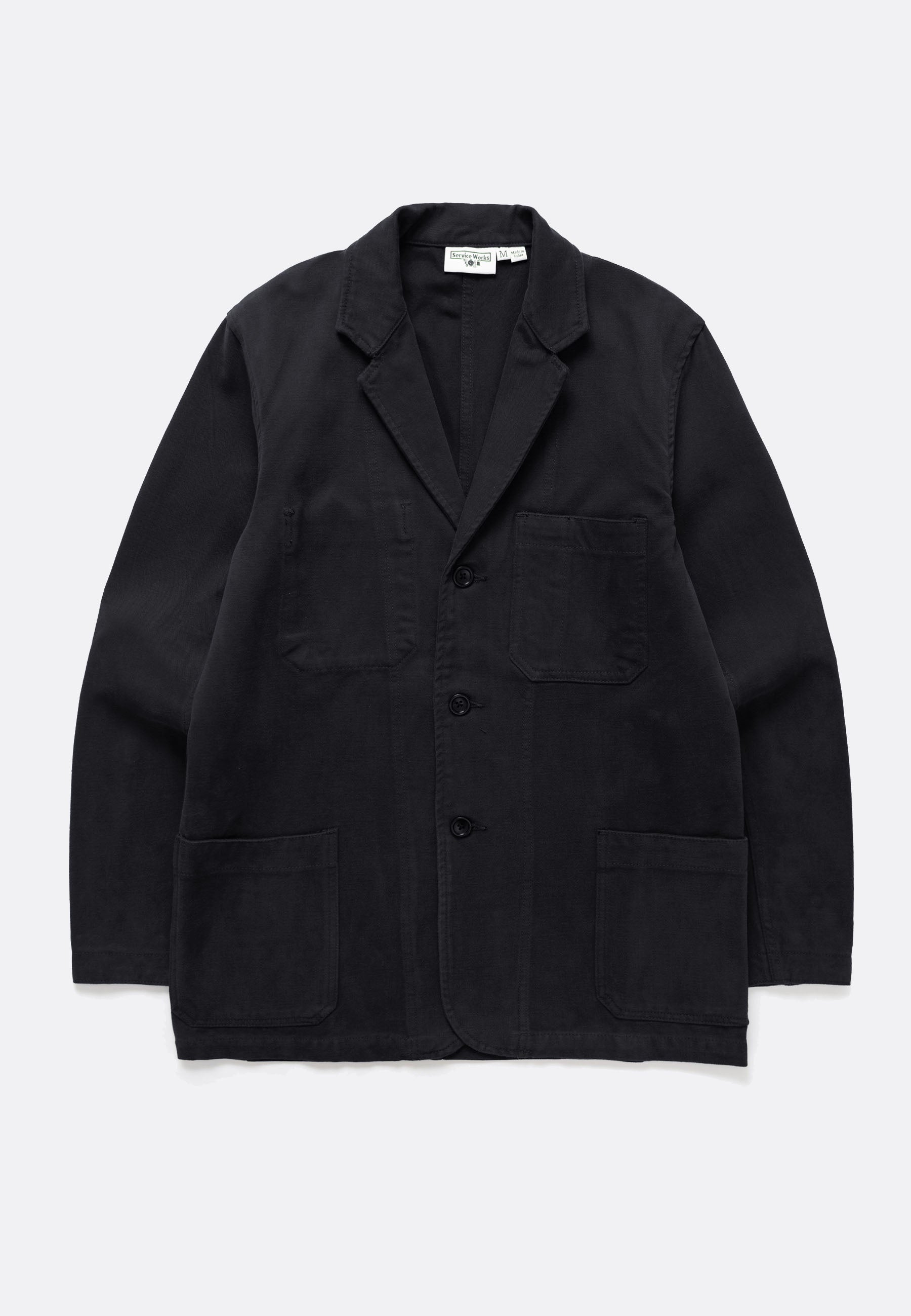 Moleskin Server Suit Jacket - Black