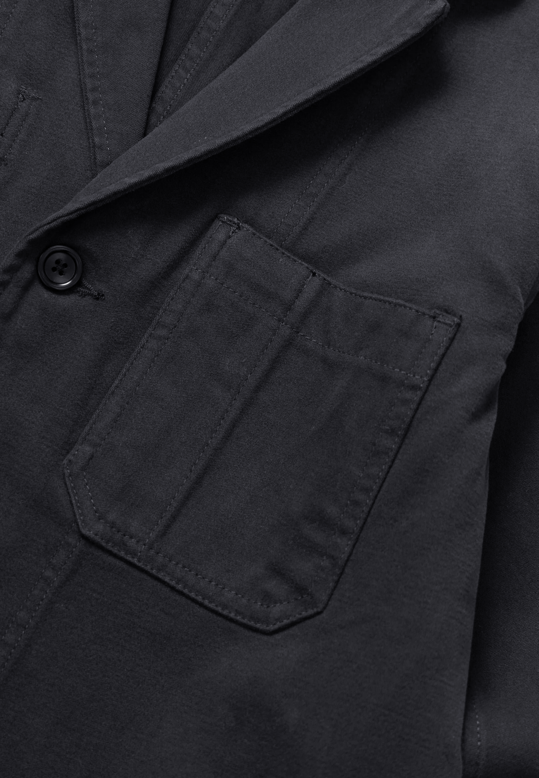 Moleskin Server Suit Jacket - Black