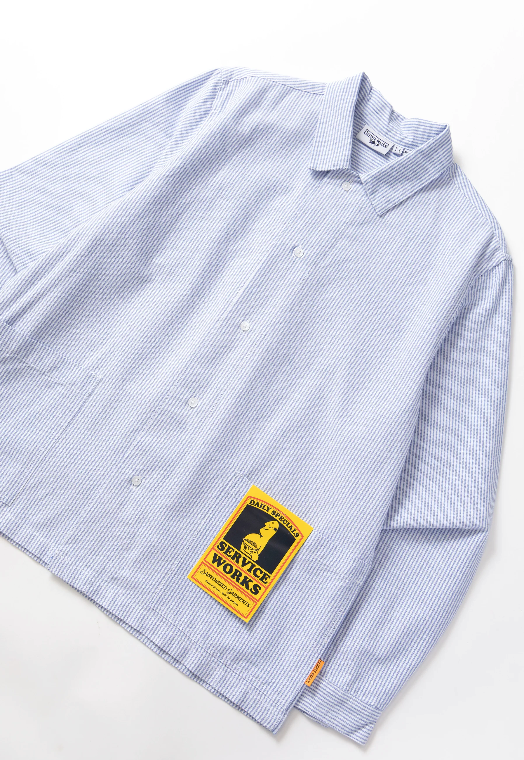 Waiter Shirt - Oxford Blue Stripe
