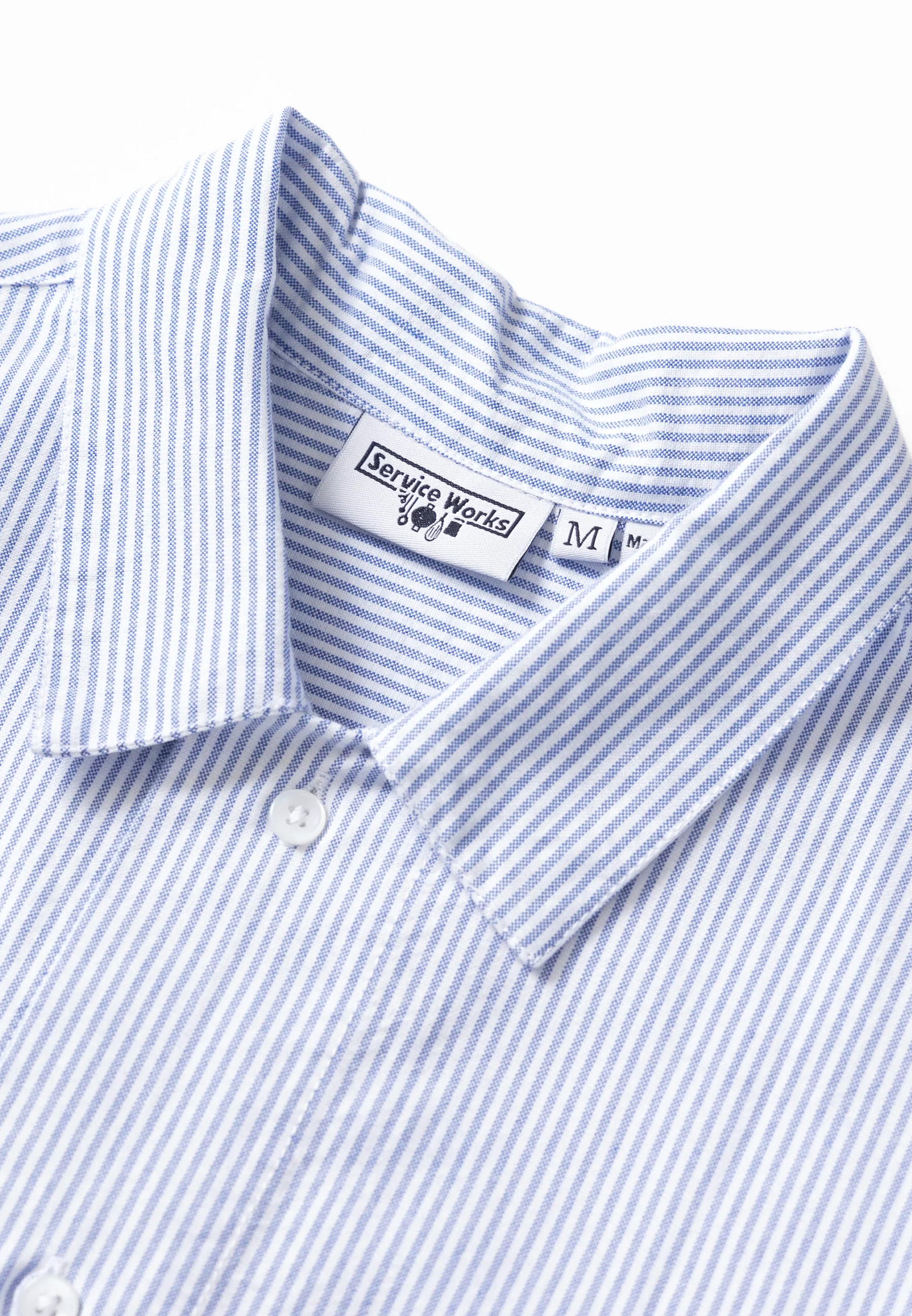 Waiter Shirt - Oxford Blue Stripe