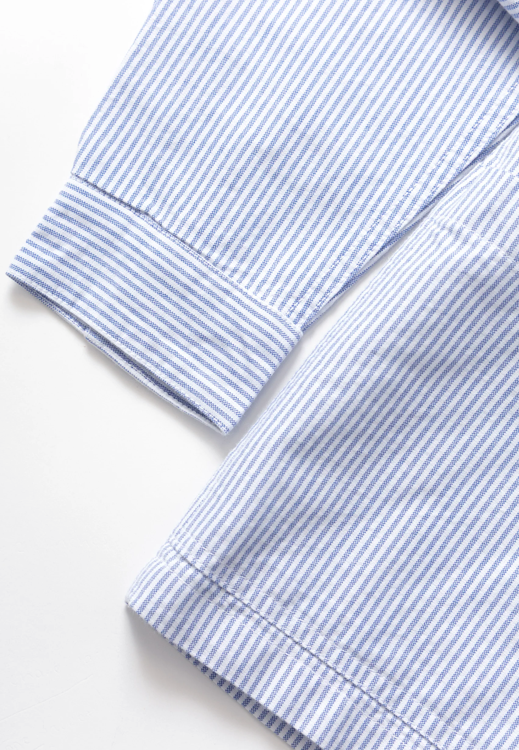 Waiter Shirt - Oxford Blue Stripe