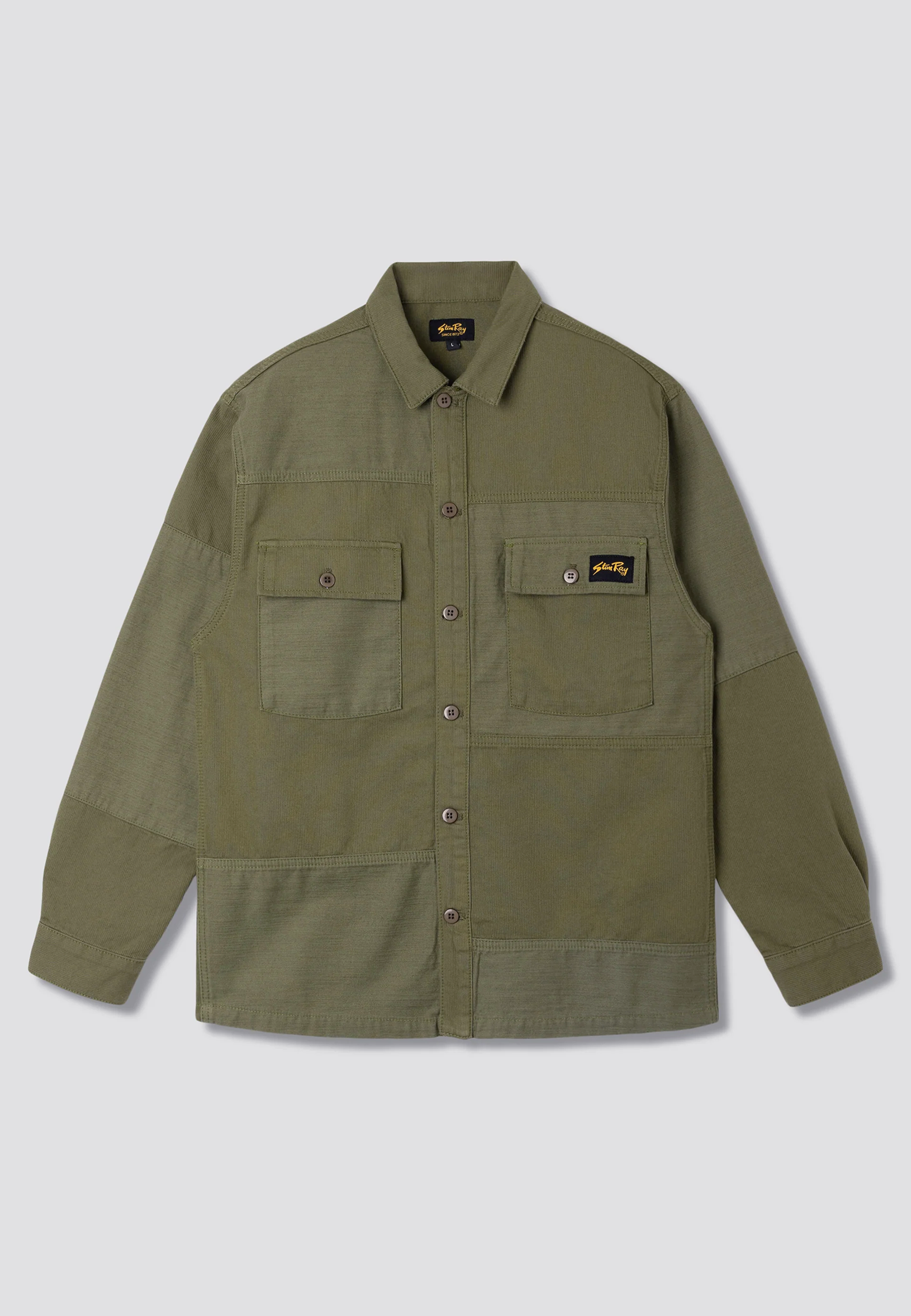 CPO Shirt Olive Poplin/Sateen
