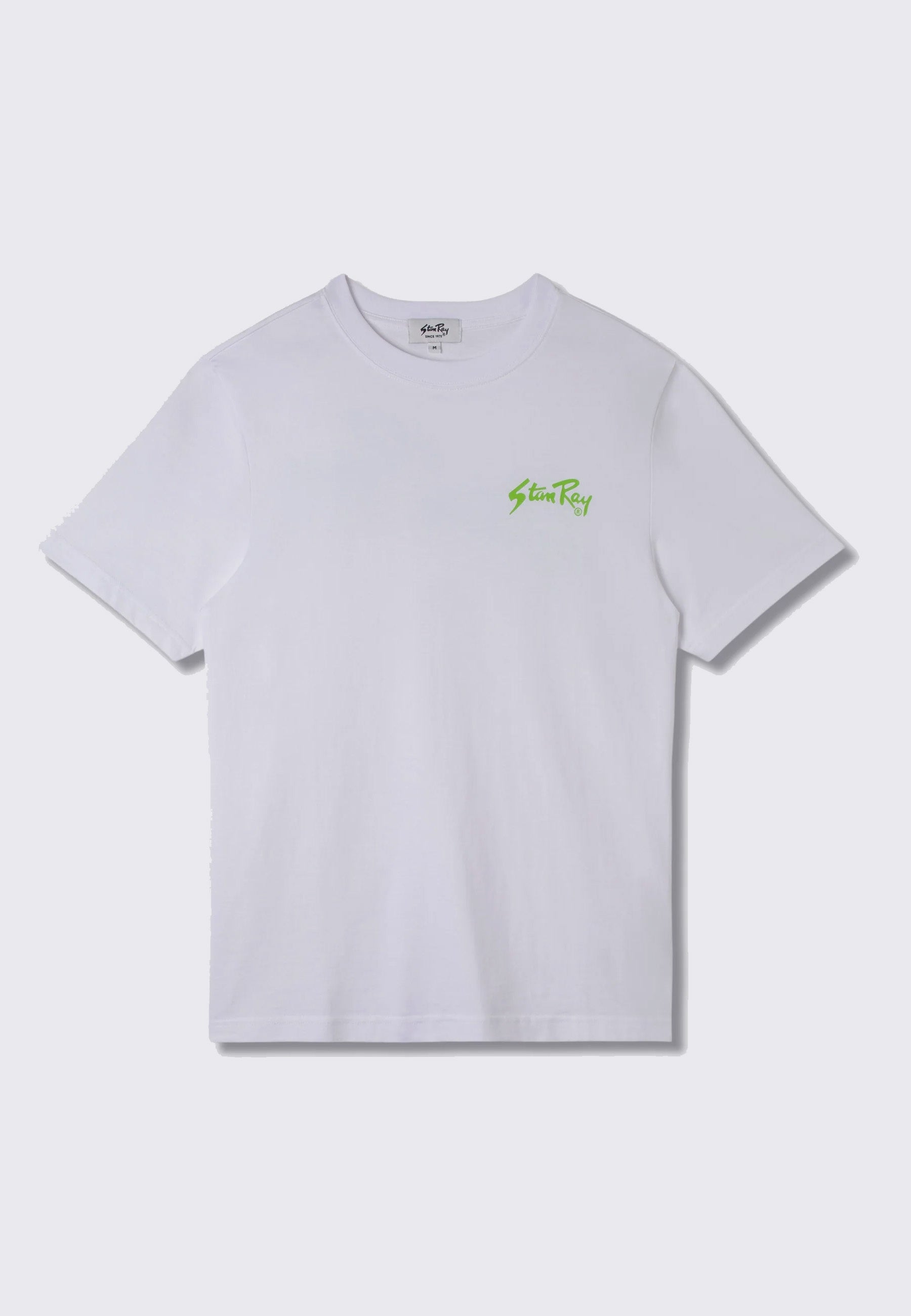 Stan OG T-Shirt - White/Lime Green