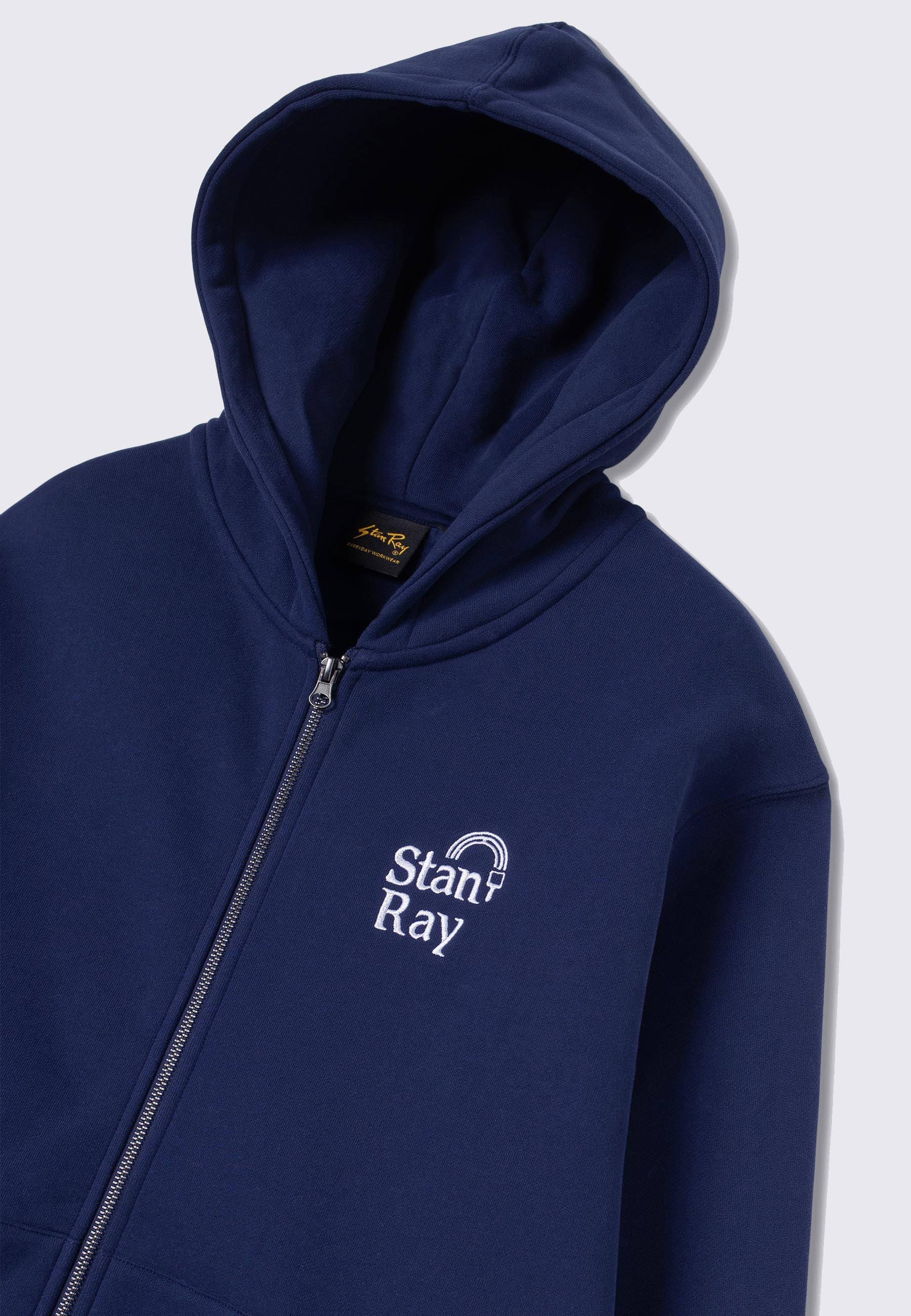 Ray Bow Zip Hoodie - Navy