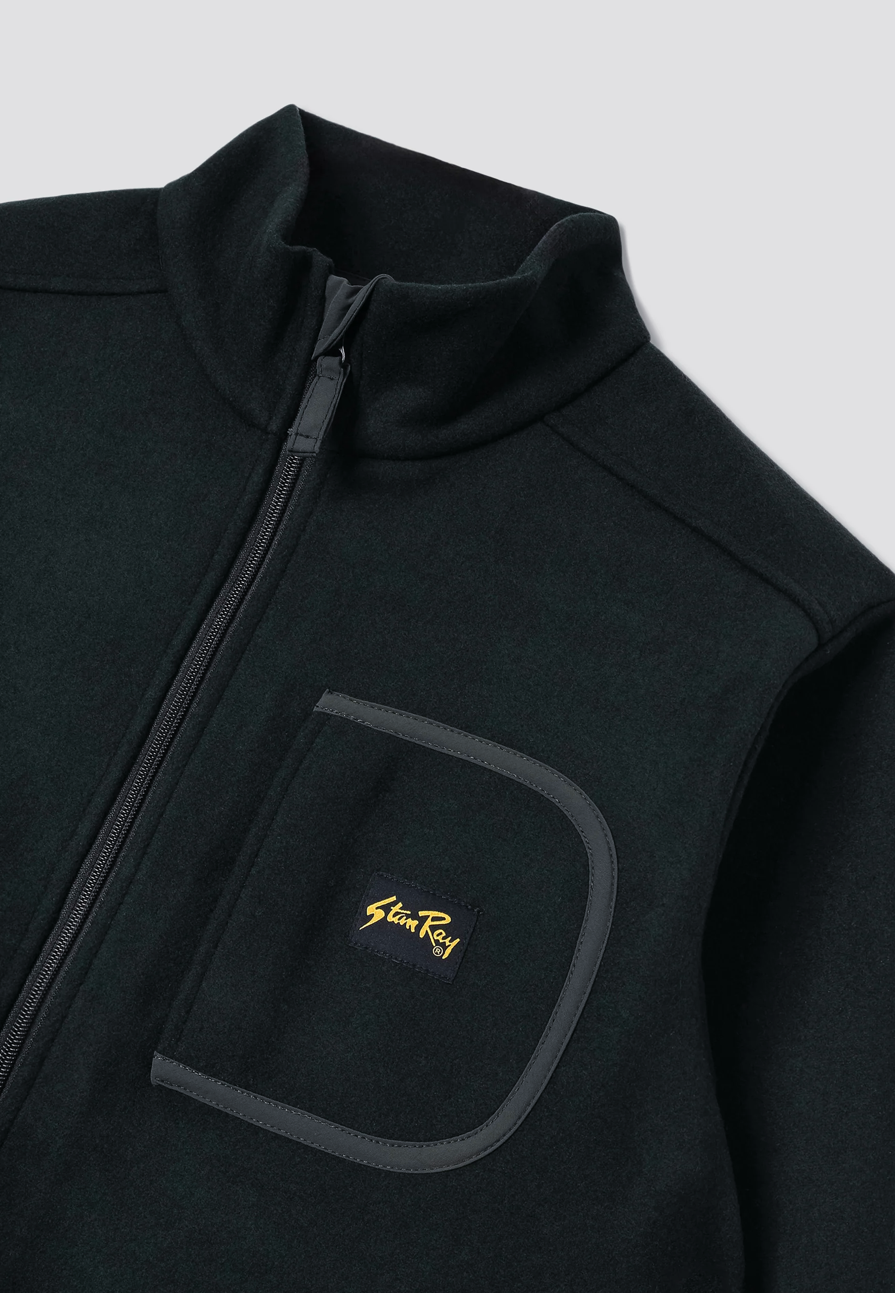 Wool Fleece Jacket - Botanical Green