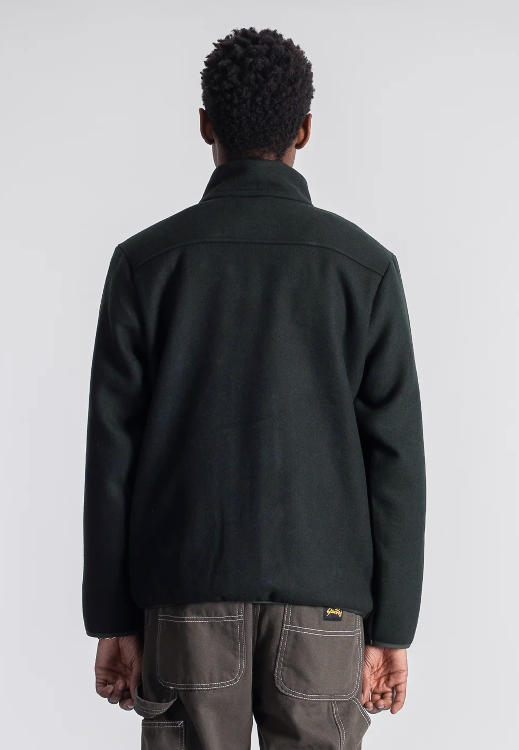 Wool Fleece Jacket - Botanical Green