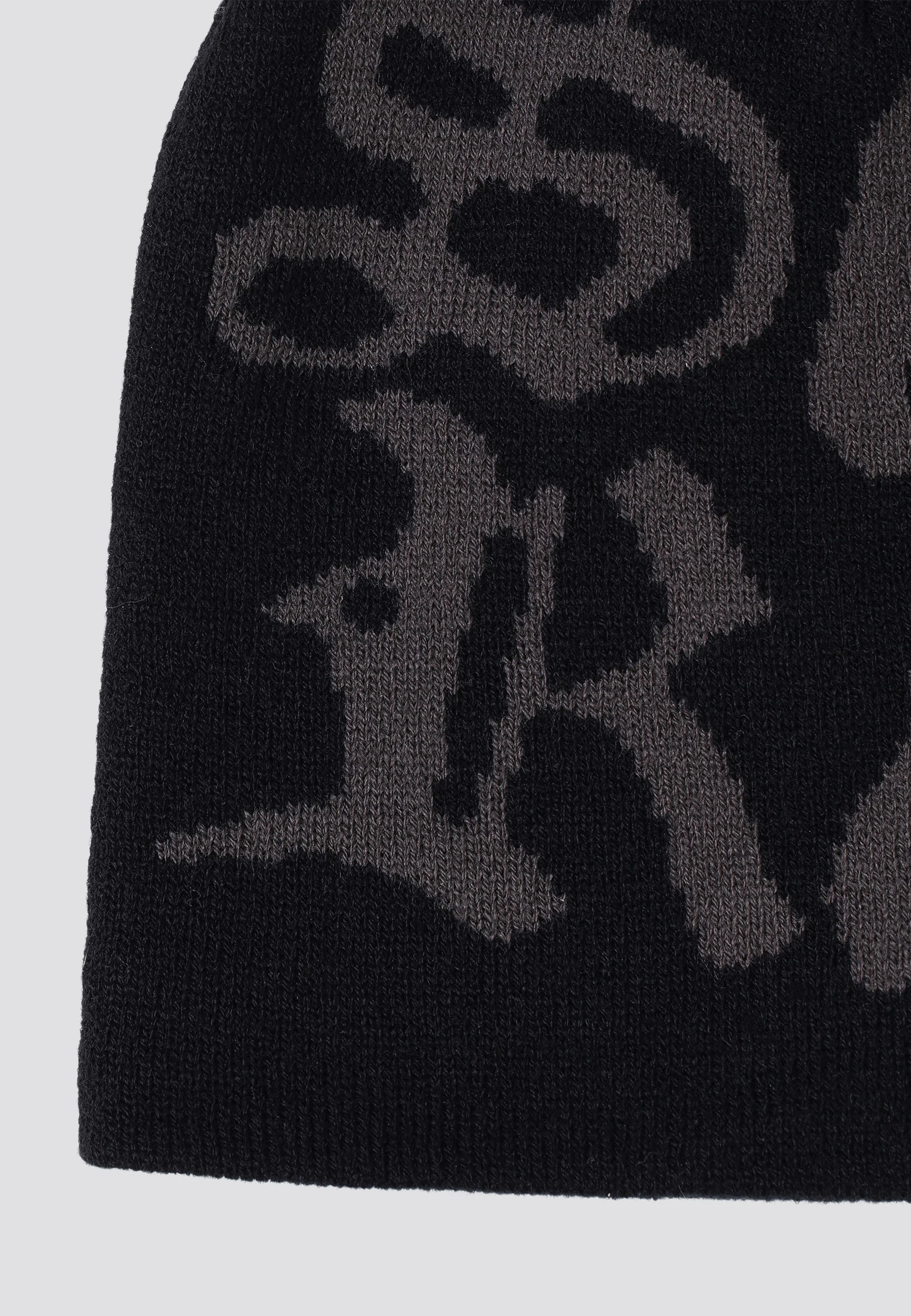 Jaquard Beanie - Black