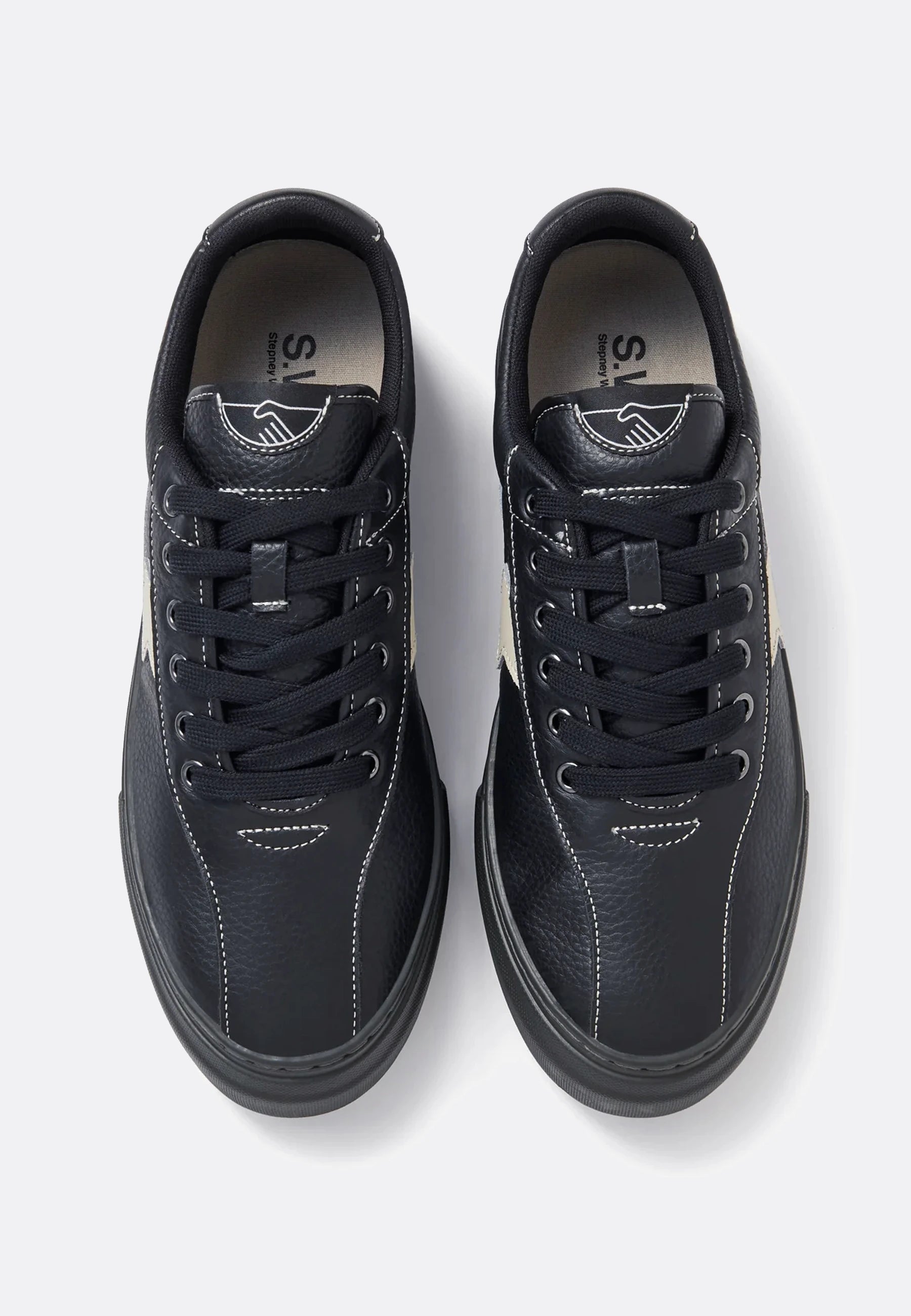 Dellow S-Strike Tumbled Leather - Black