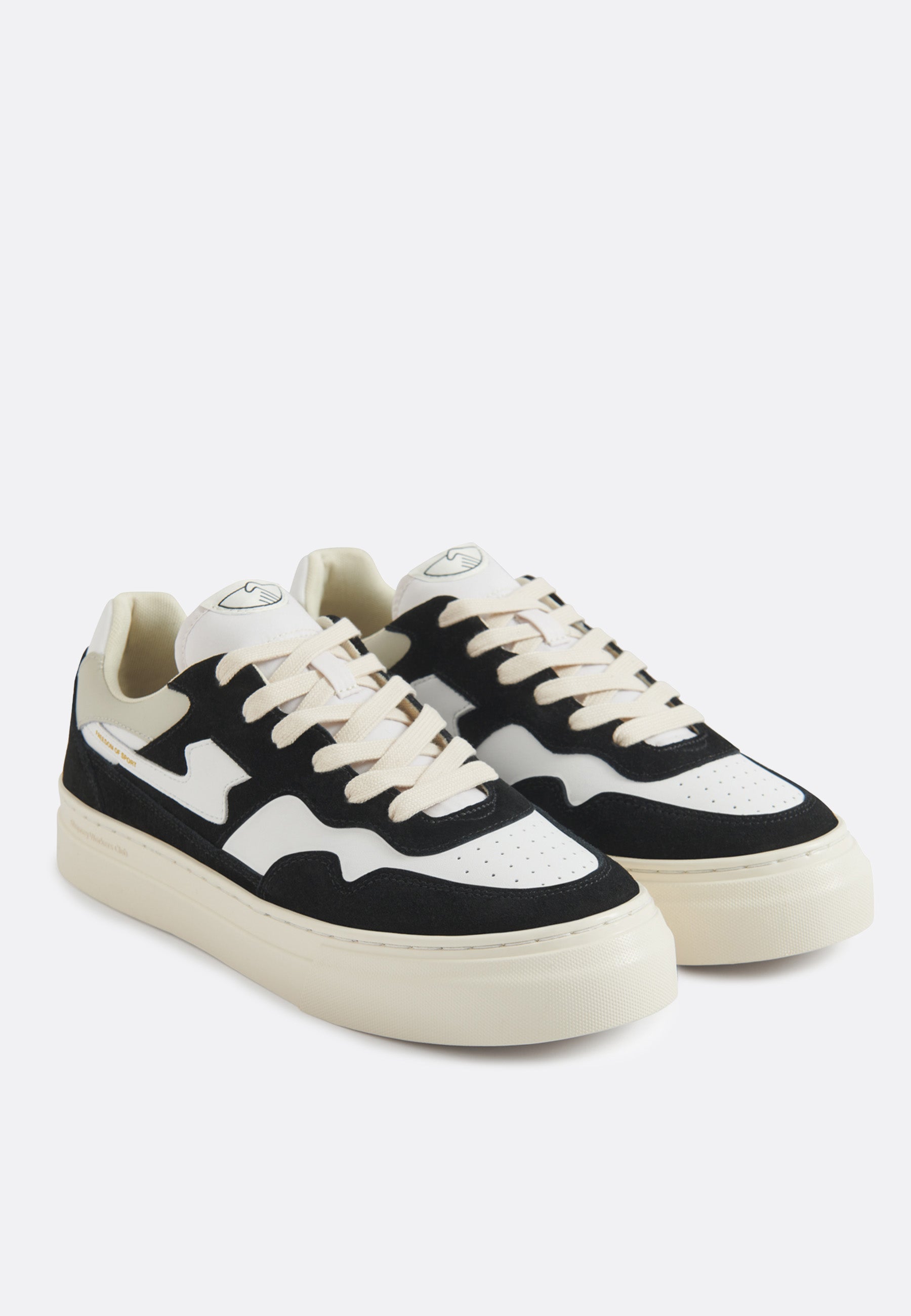 Pearl S-Strike Suede Leather - Black/White